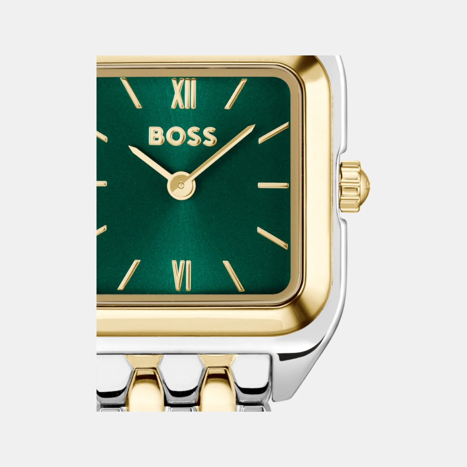 Mae Petite Women Quartz Green Dial Analog Stainless Steel Watch 1502822 - Image 4