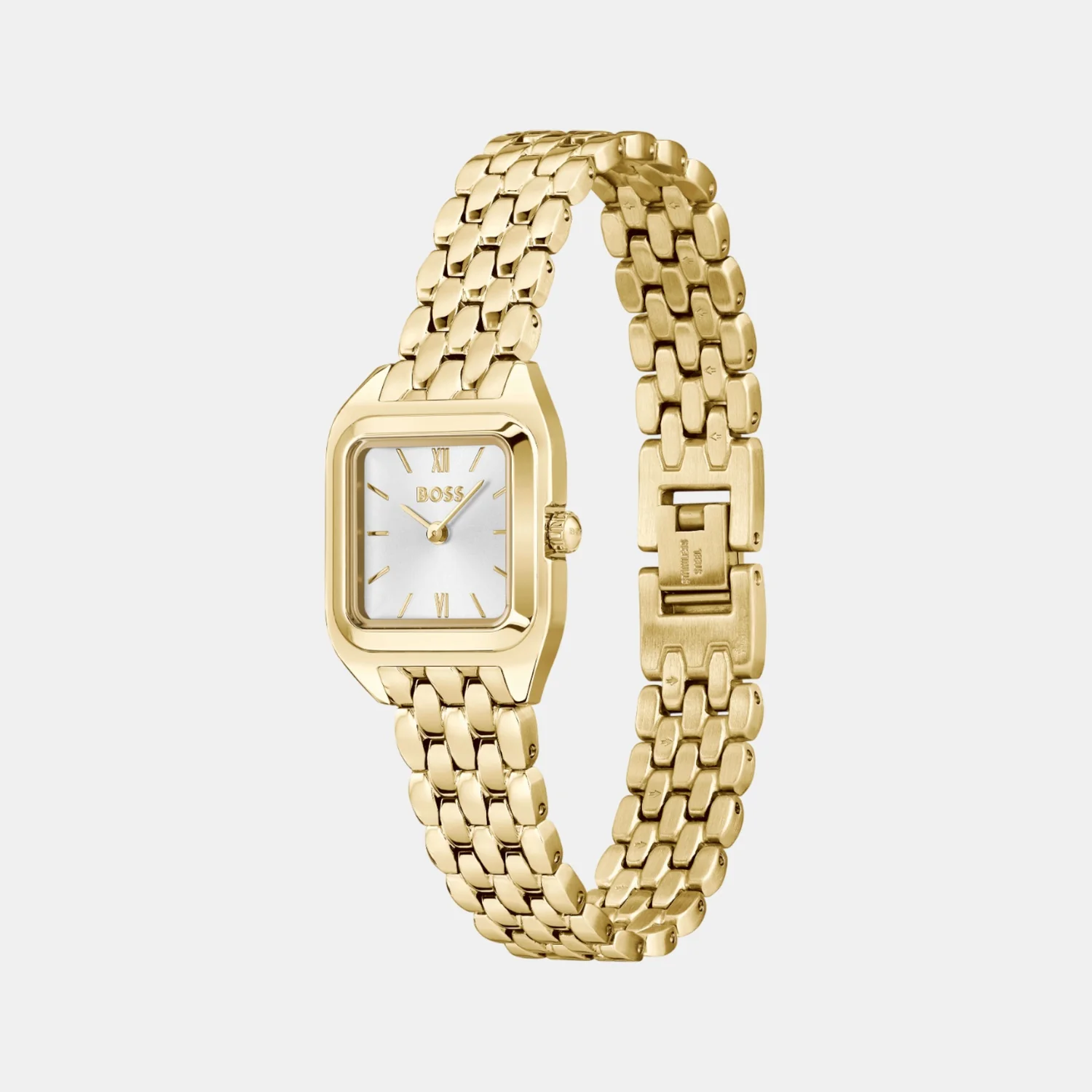 Mae Petite Women Quartz Silver White Dial Analog Stainless Steel Watch 1502823 - Image 3