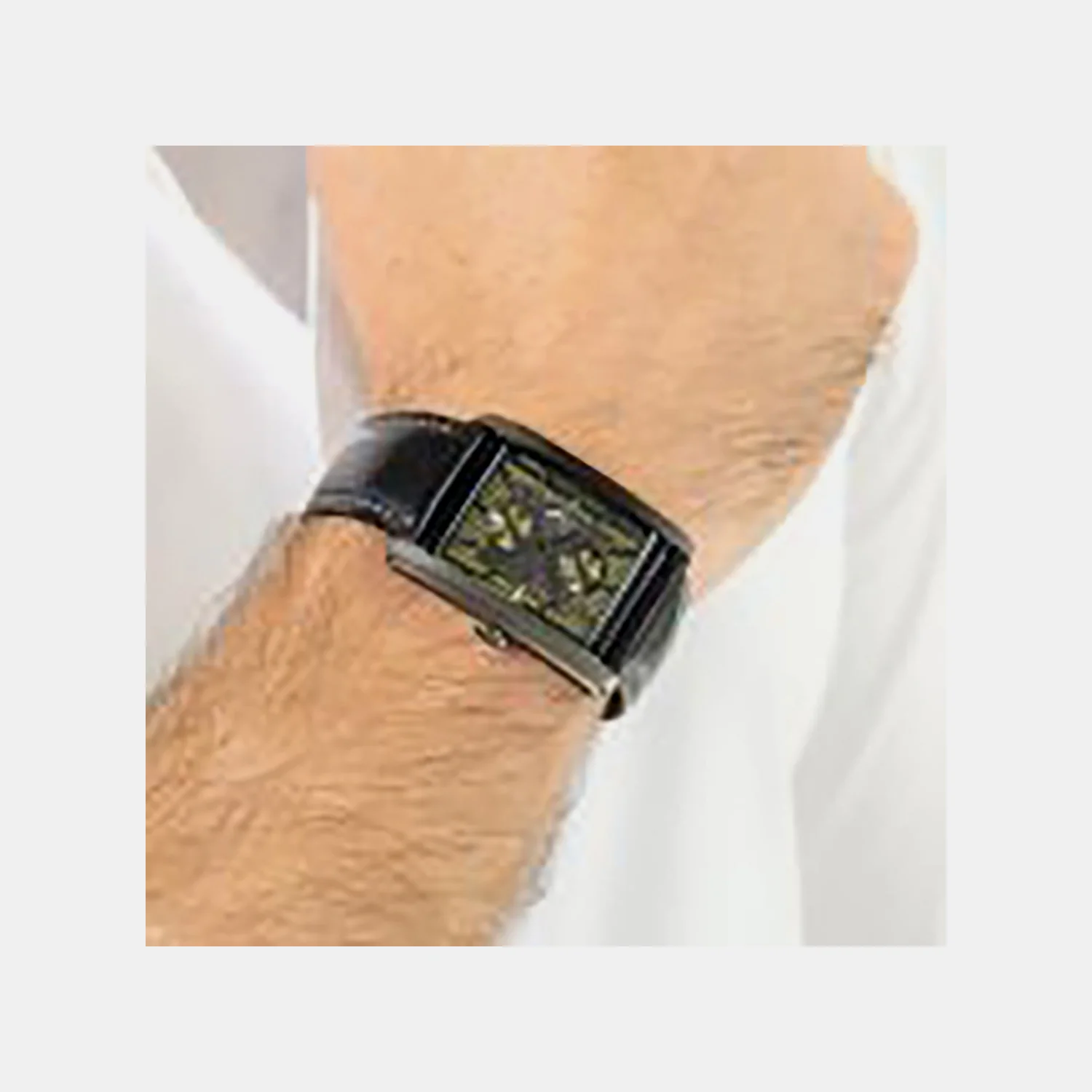 Principle Dress Multi Men Quartz Olive Green Dial Multi-Function Leather Watch 1514317 - Image 4