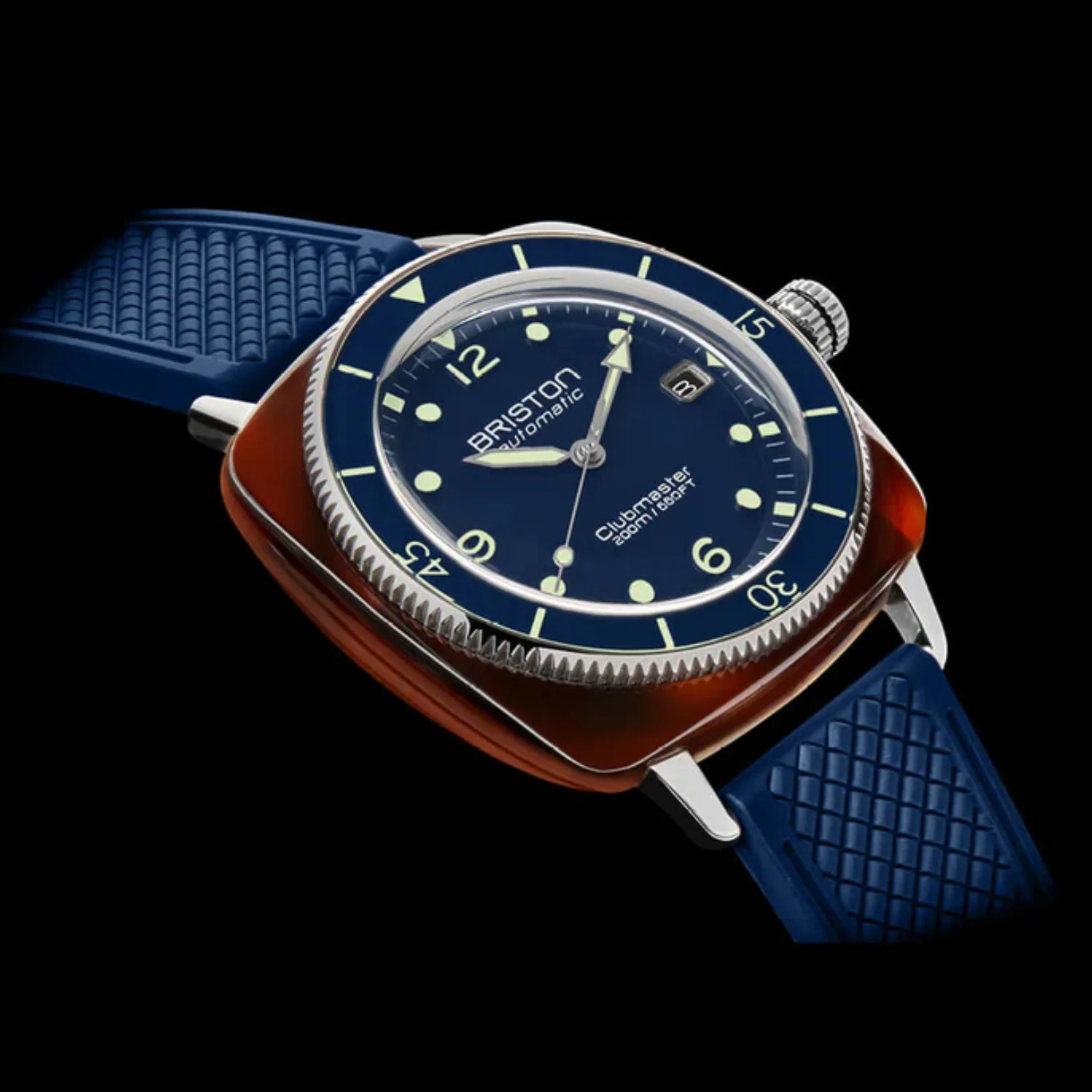 Clubmaster Legend Diver Men Automatic Navy Blue Dial Analog Rubber Watch 241740.SA.T.15.FNB - Image 3