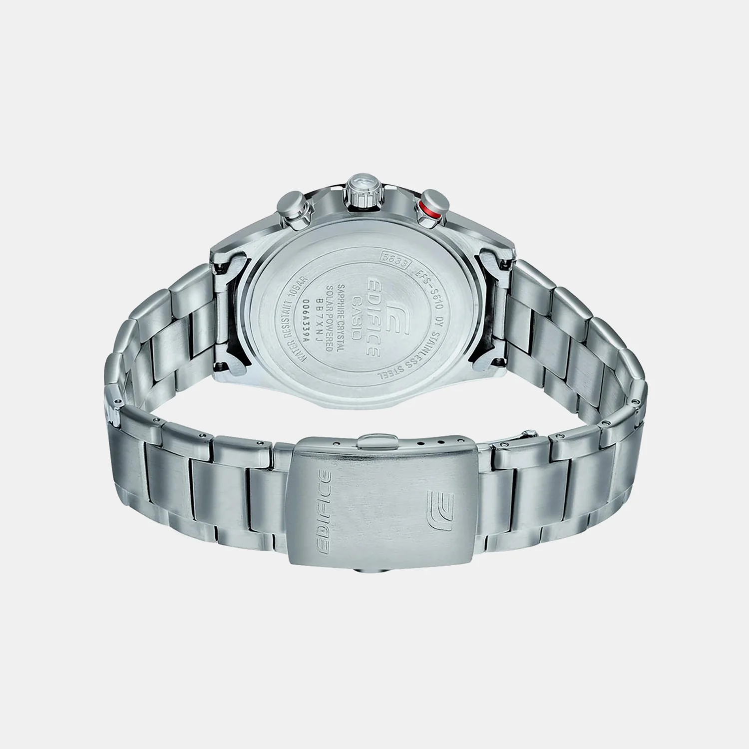 G-Shock Men Quartz Black Dial Chronograph Stainless Steel Watch EX539 - Image 7