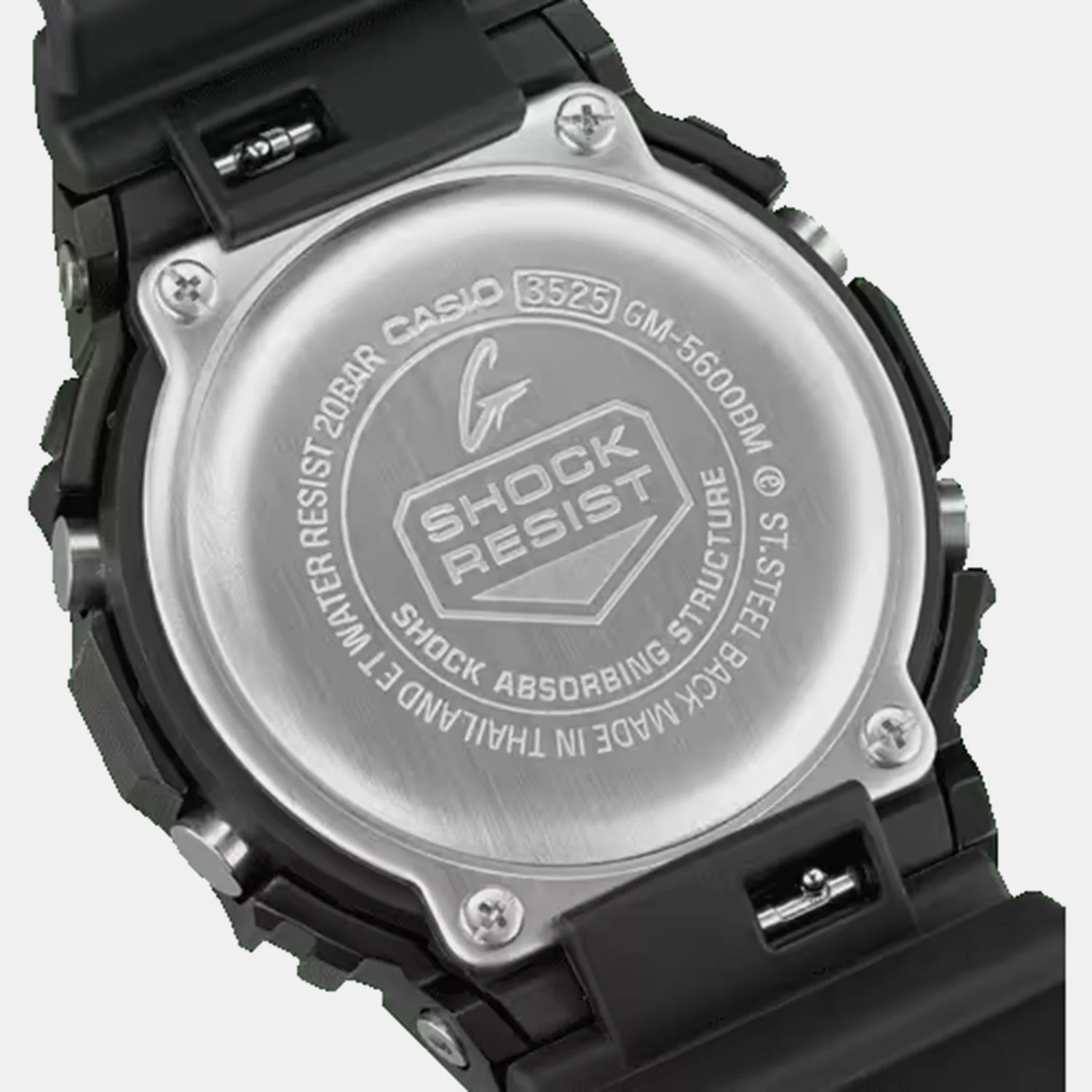 G-shock Men Quartz Black Dial Analog-Digital Resin Watch G1764 - Image 5