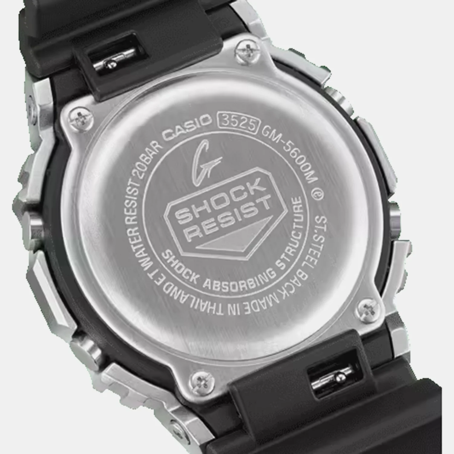 G-shock Men Quartz Black Dial Analog-Digital Resin Watch G1766 - Image 6