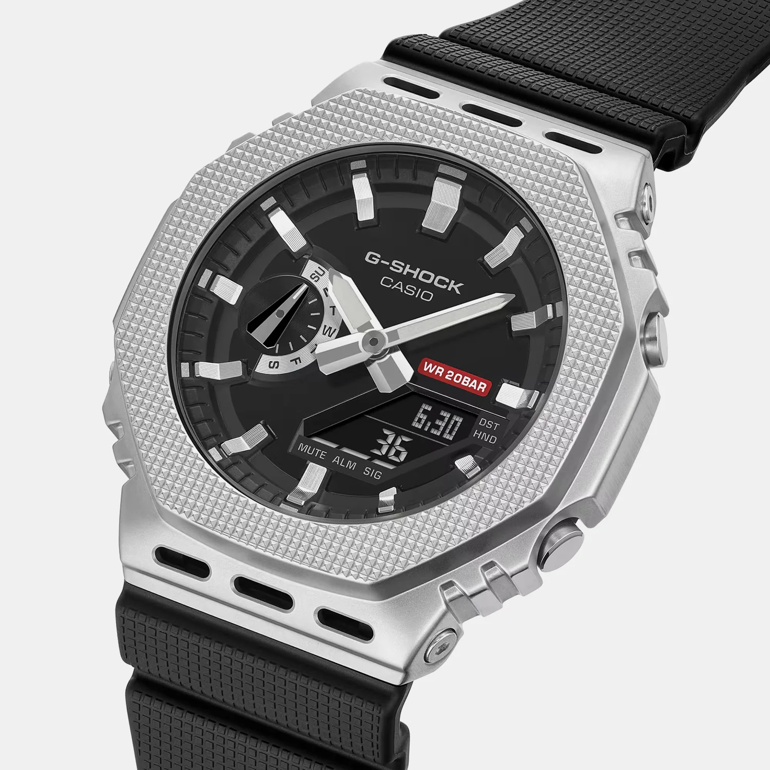 G-shock Men Quartz Black Dial Analog-Digital Rubber Watch G1763 - Image 5