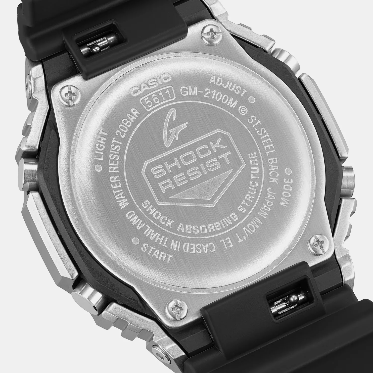 G-shock Men Quartz Black Dial Analog-Digital Rubber Watch G1763 - Image 9