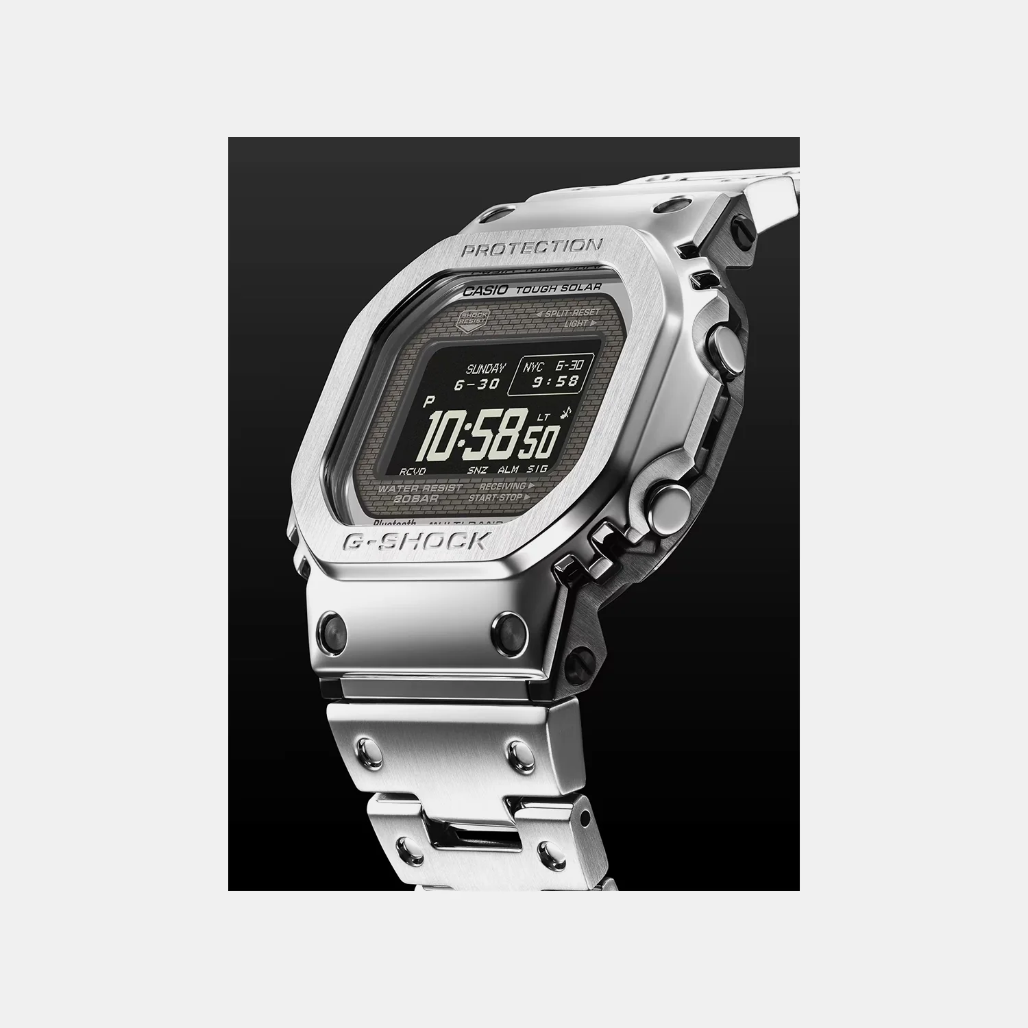 G-shock Men Quartz Black Dial Digital Metal Watch G1768 - Image 4