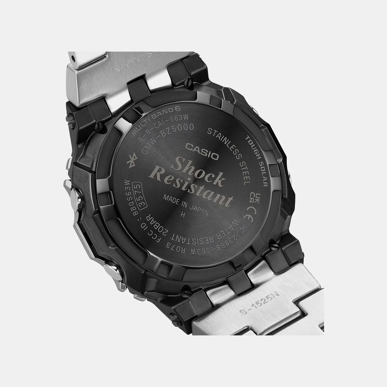G-shock Men Quartz Black Dial Digital Metal Watch G1768 - Image 5