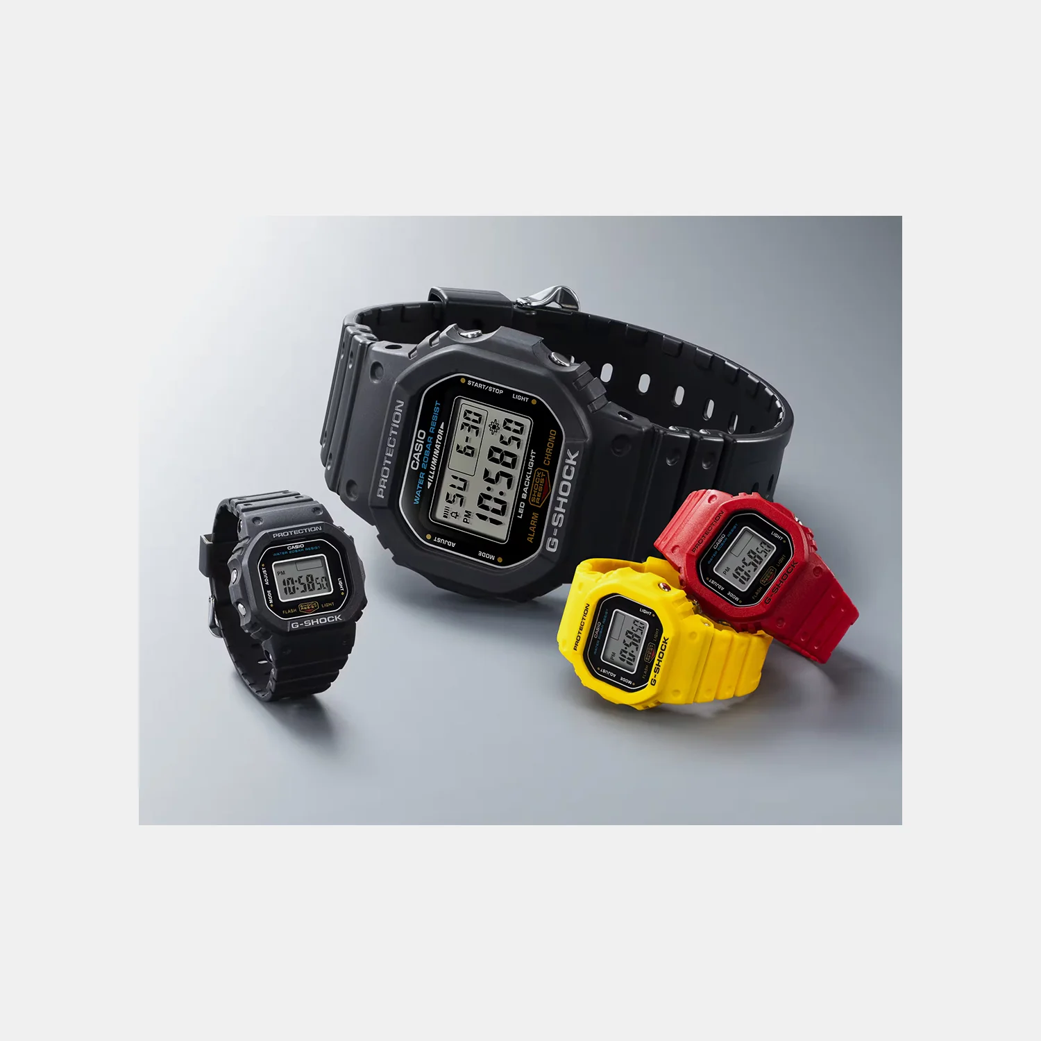 G-shock Men Quartz Black Dial Digital Resin Watch G1750 - Image 3