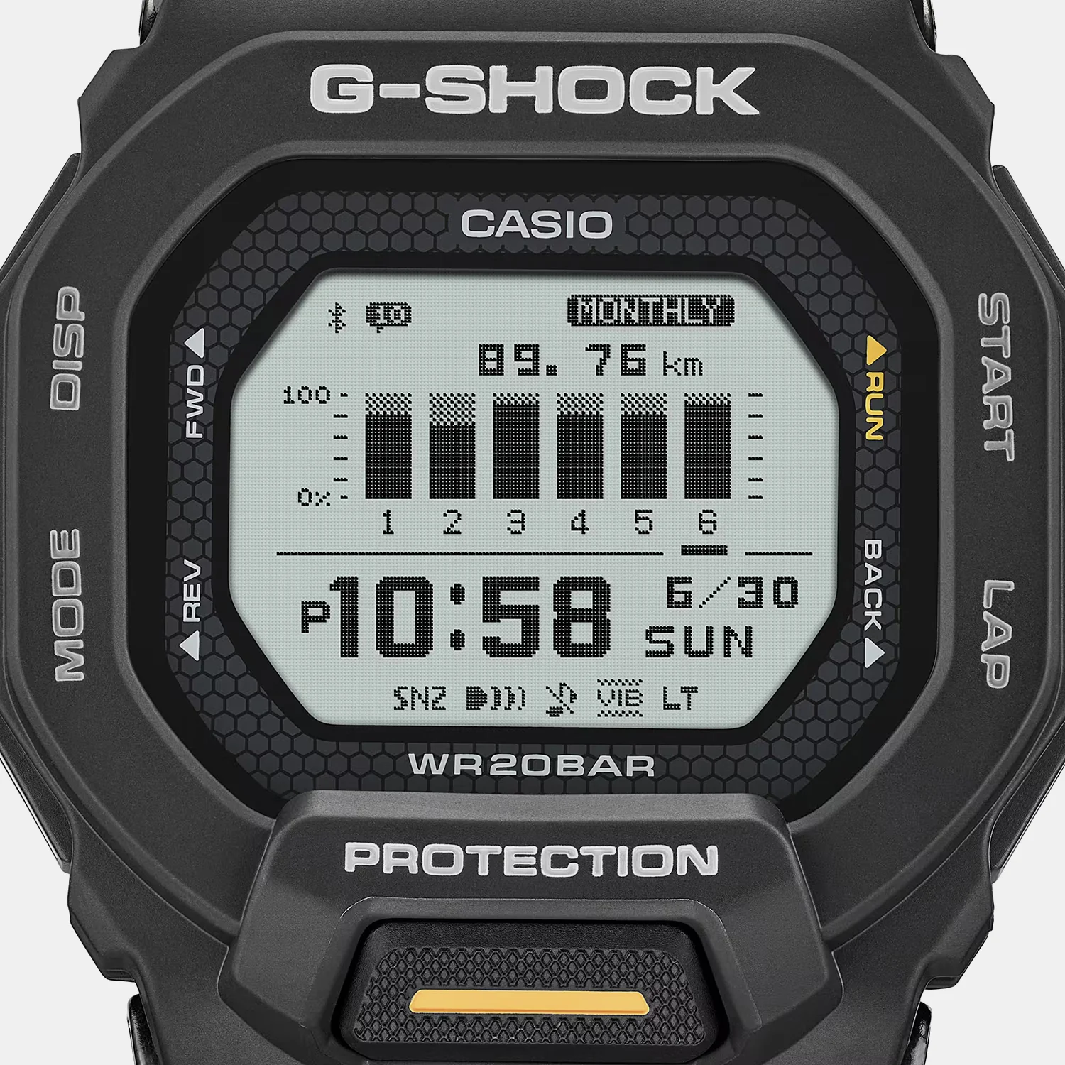 G-shock Men Quartz Black Dial Digital Resin Watch G1760 - Image 5
