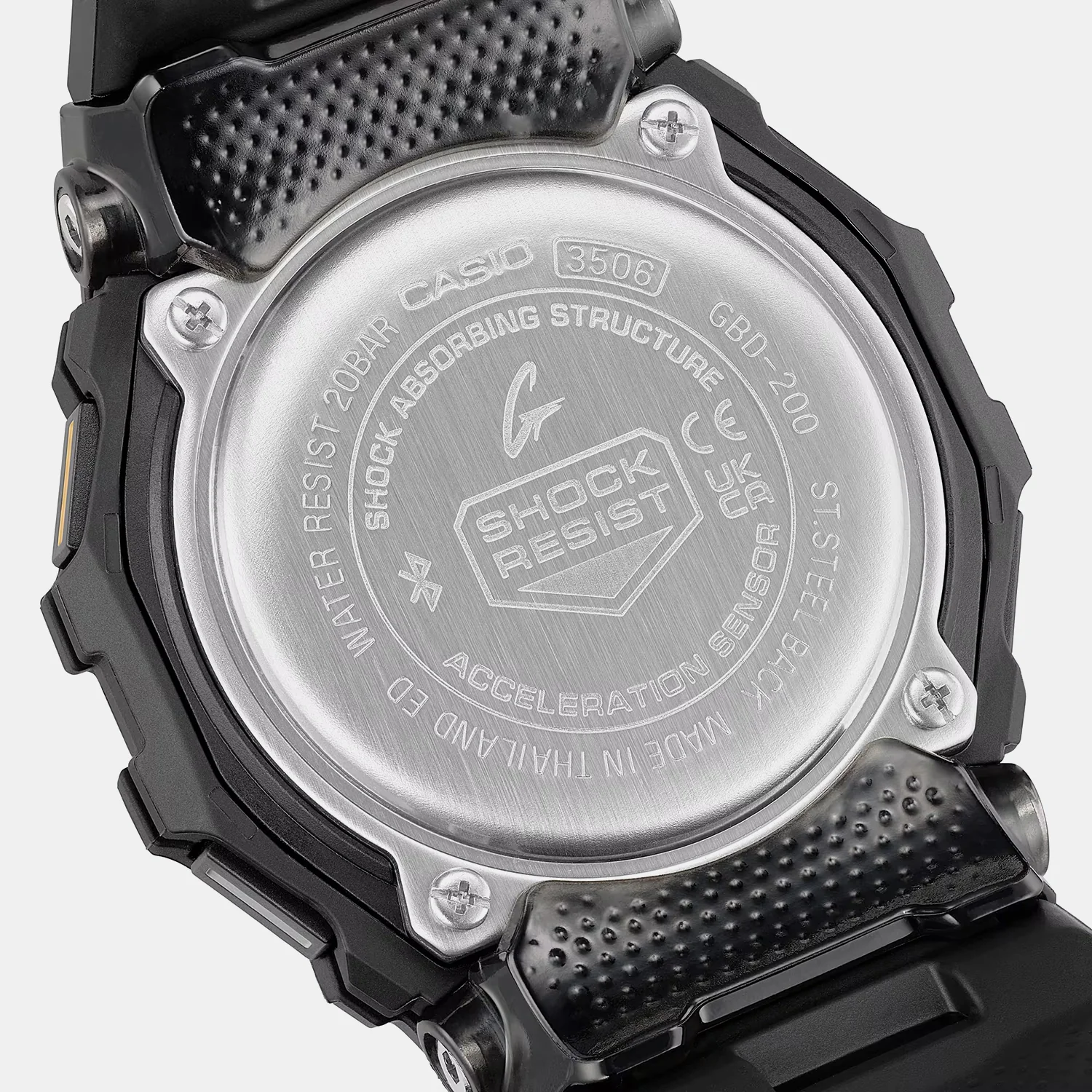 G-shock Men Quartz Black Dial Digital Resin Watch G1760 - Image 8