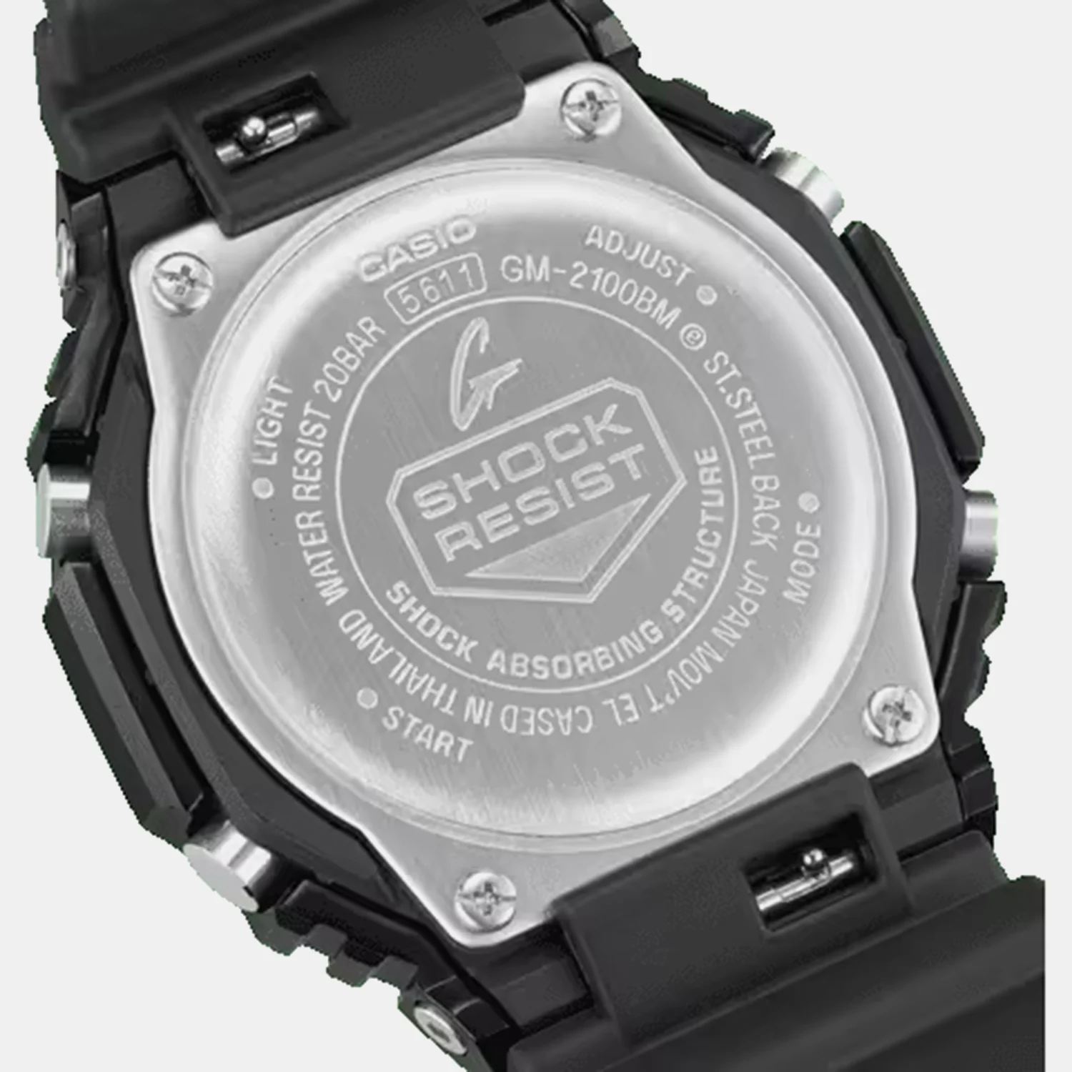 G-shock Men Quartz Black Dial Digital Resin Watch G1762 - Image 5