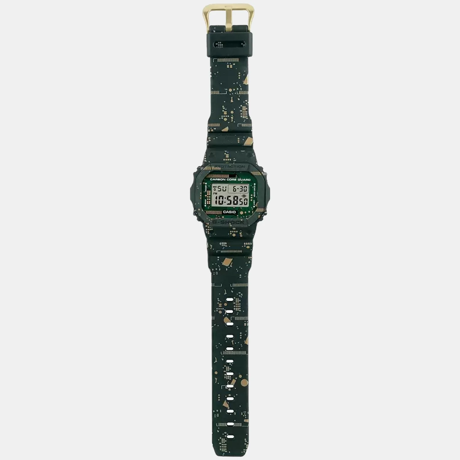 G-Shock Men Quartz Green Dial Digital Resin Watch G1064 - Image 6