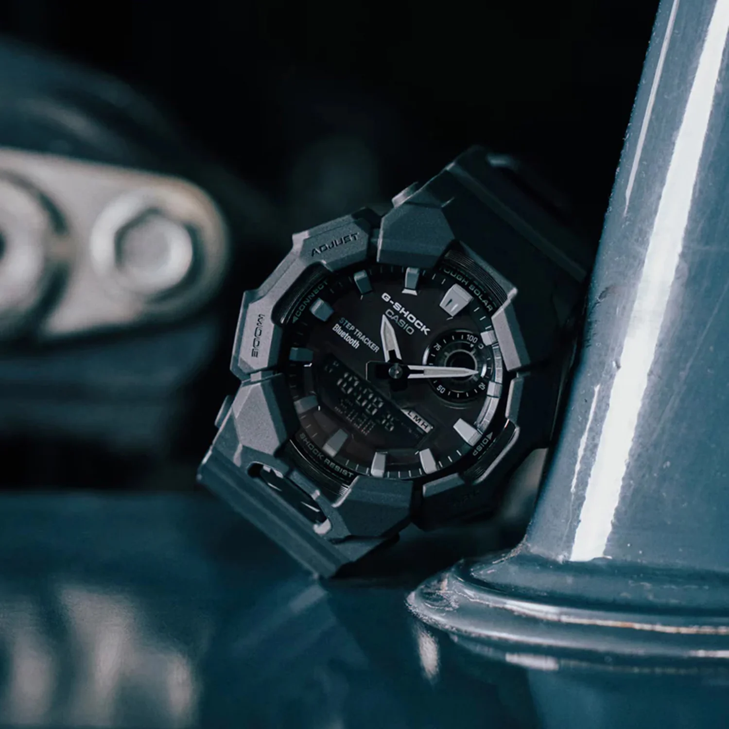 G-shock Men Solar Black Dial Analog-Digital Resin Watch G1754 - Image 4