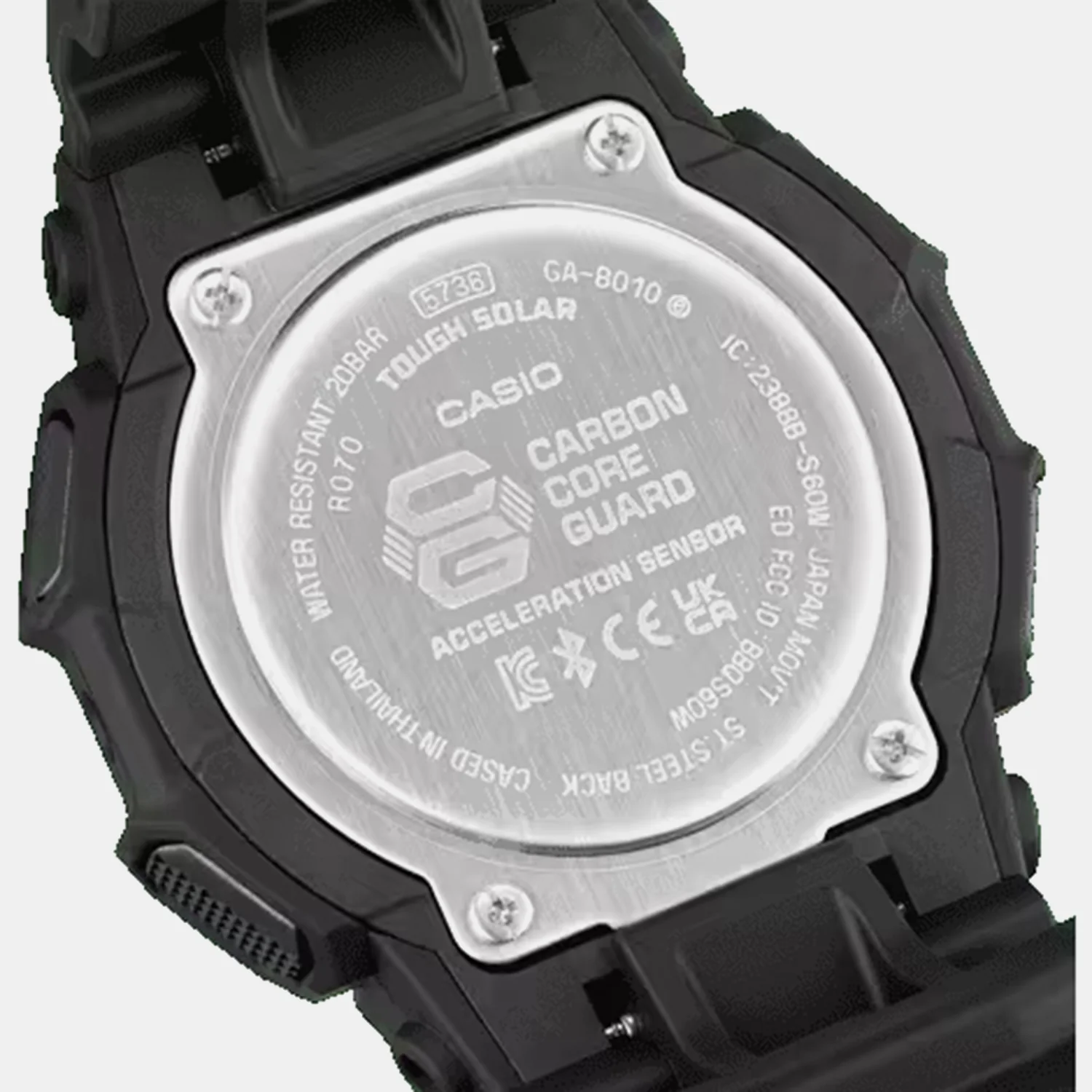 G-shock Men Solar Black Dial Analog-Digital Resin Watch G1755 - Image 4