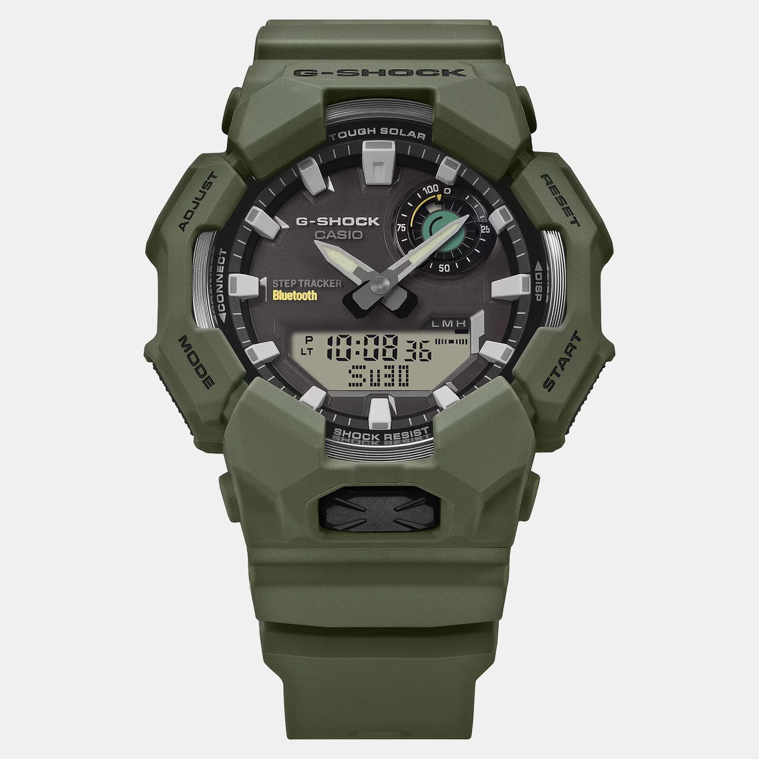 G-shock Men Solar Black Dial Analog-Digital Resin Watch G1756 - Image 3