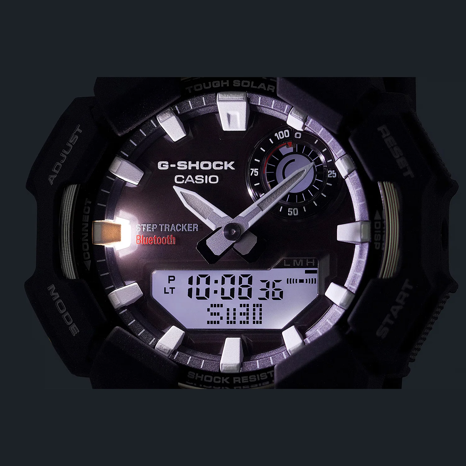 G-shock Men Solar Black Dial Analog-Digital Resin Watch G1756 - Image 6