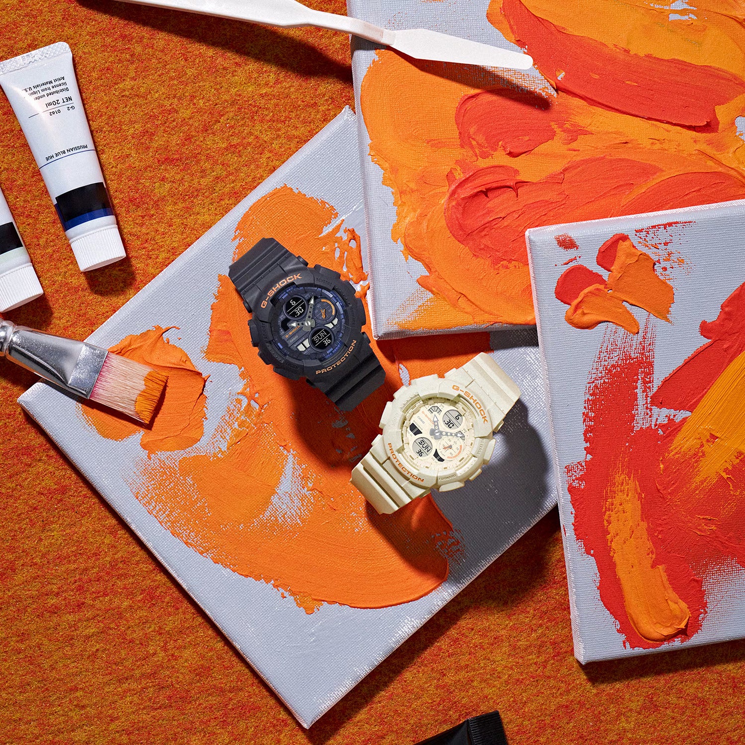 G-shock Women Quartz Blue Dial Analog-Digital Resin Watch G1779 - Image 3