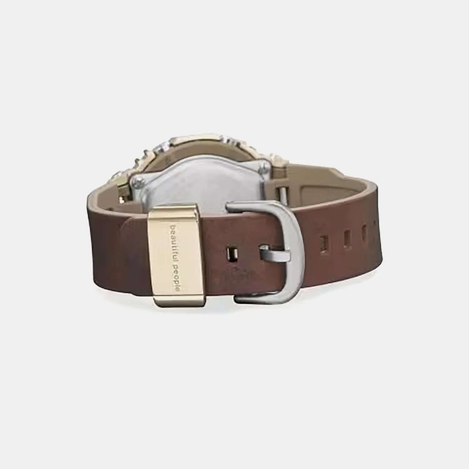 G-Shock Women Quartz Gold Dial Analog-Digital Leather Watch G1783 - Image 5