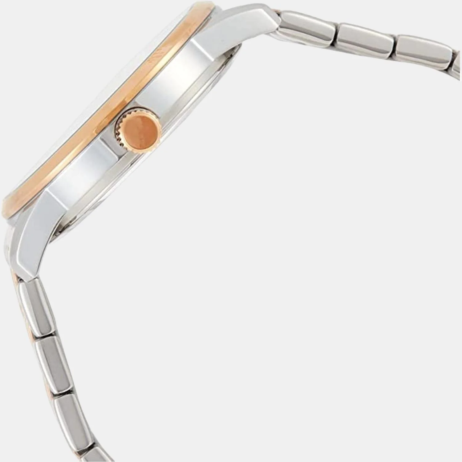 Men Quartz Silver Dial Analog Stainless Steel Watch AK5006-58A - Image 3