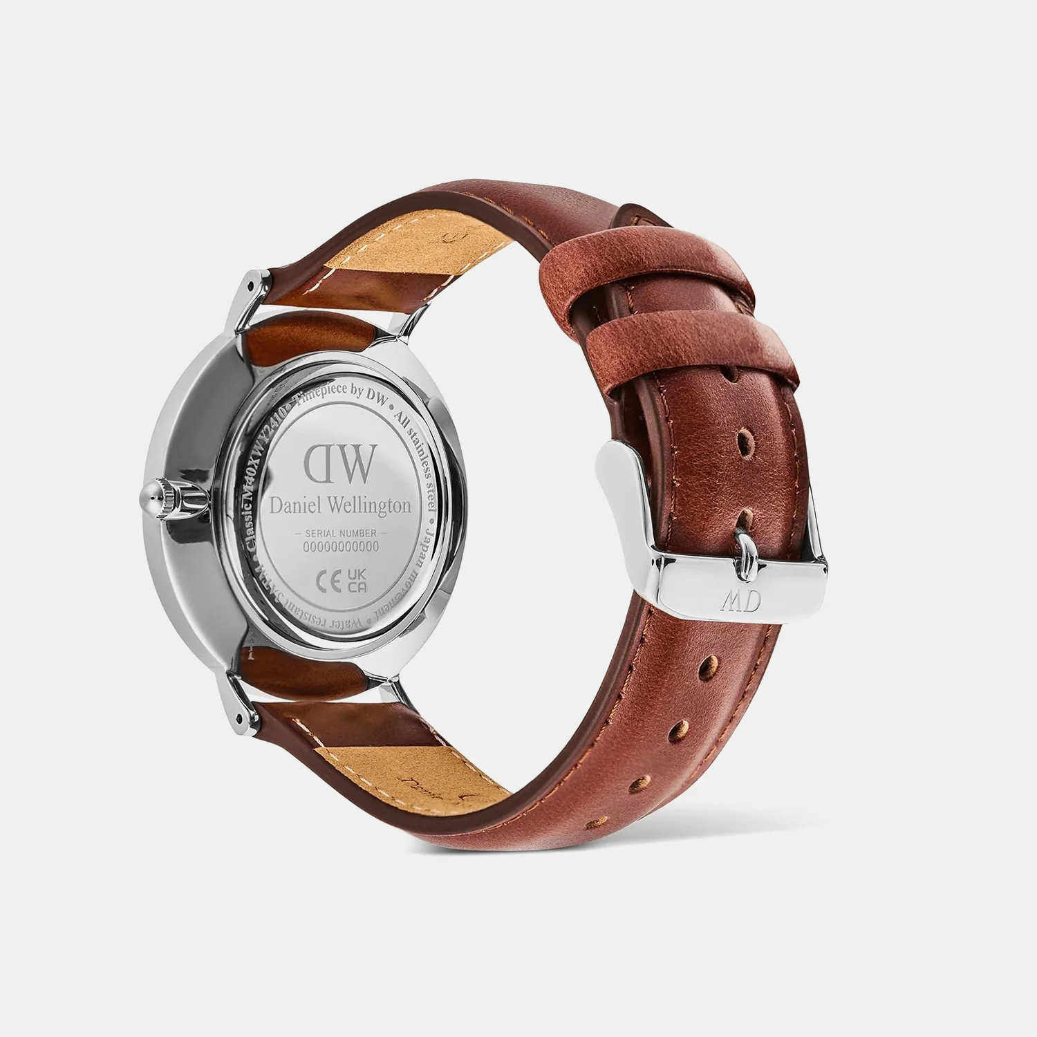 Classic Multi-Eye Sheffield Men Quartz Silver Dial Analog Leather Watch DW00100867 - Image 4