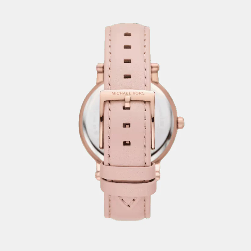 Corey Women Quartz Rose Gold Dial Analog Blush Leather Watch MK7552 - Image 3