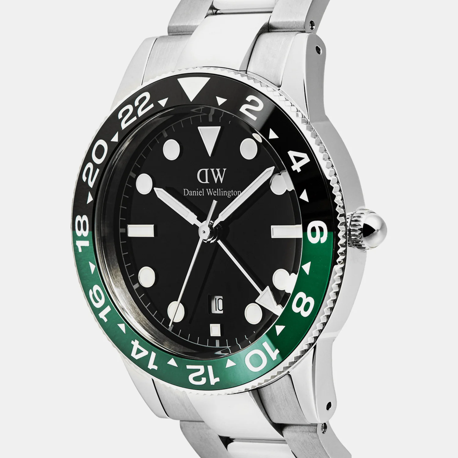 Iconic Men Quartz Black Dial Analog Stainless Steel Watch DW00100920K - Image 4