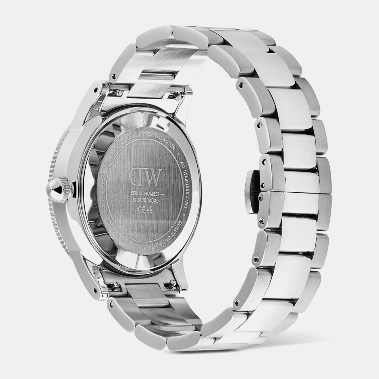 Iconic Men Quartz Black Dial Analog Stainless Steel Watch DW00100920K - Image 5