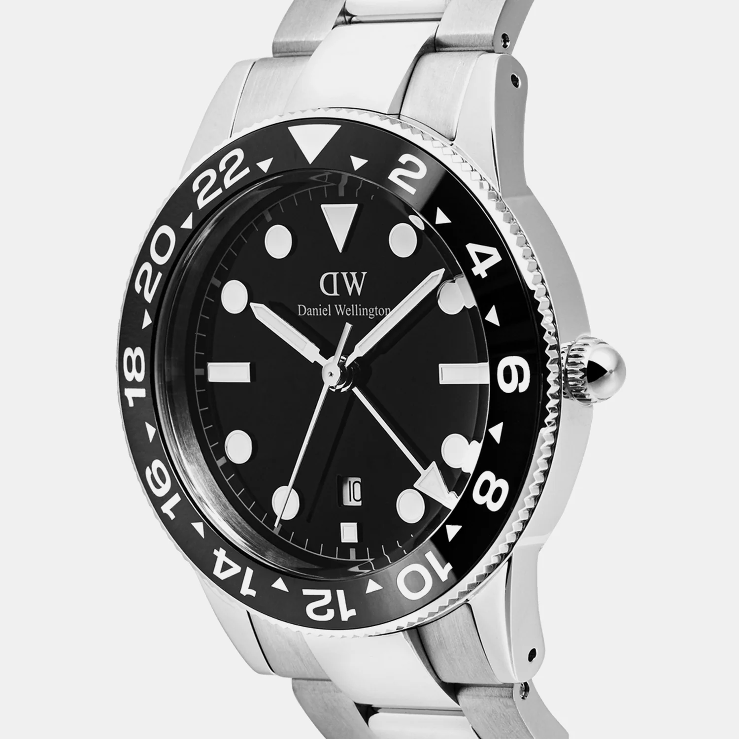 Iconic Men Quartz Black Dial Analog Stainless Steel Watch DW00100919K - Image 3