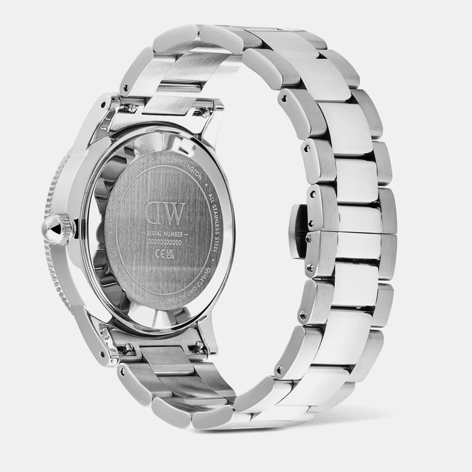 Iconic Men Quartz Black Dial Analog Stainless Steel Watch DW00100919K - Image 5