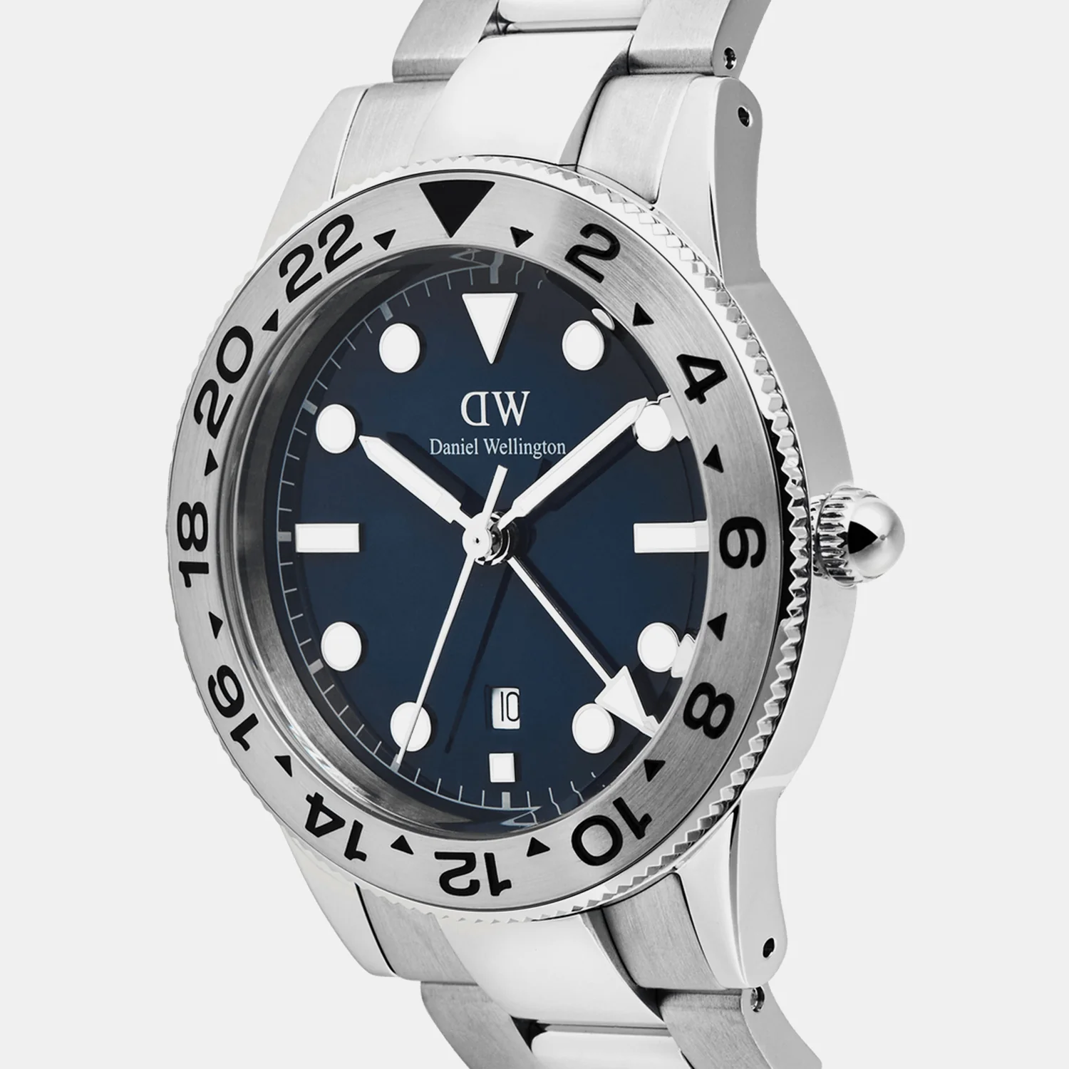 Men Quartz Blue Dial Analog Stainless Steel Watch DW00100922 - Image 4