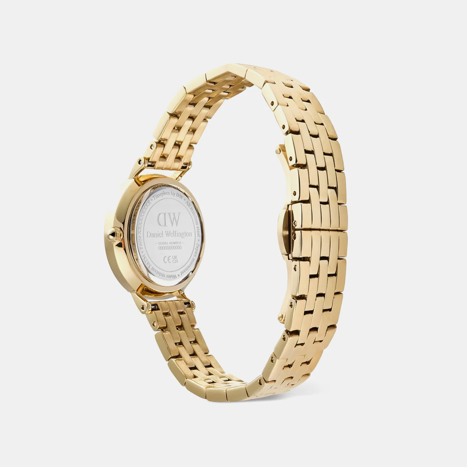 Petite Women Quartz White Dial Analog Stainless Steel Watch DW00100857K - Image 4