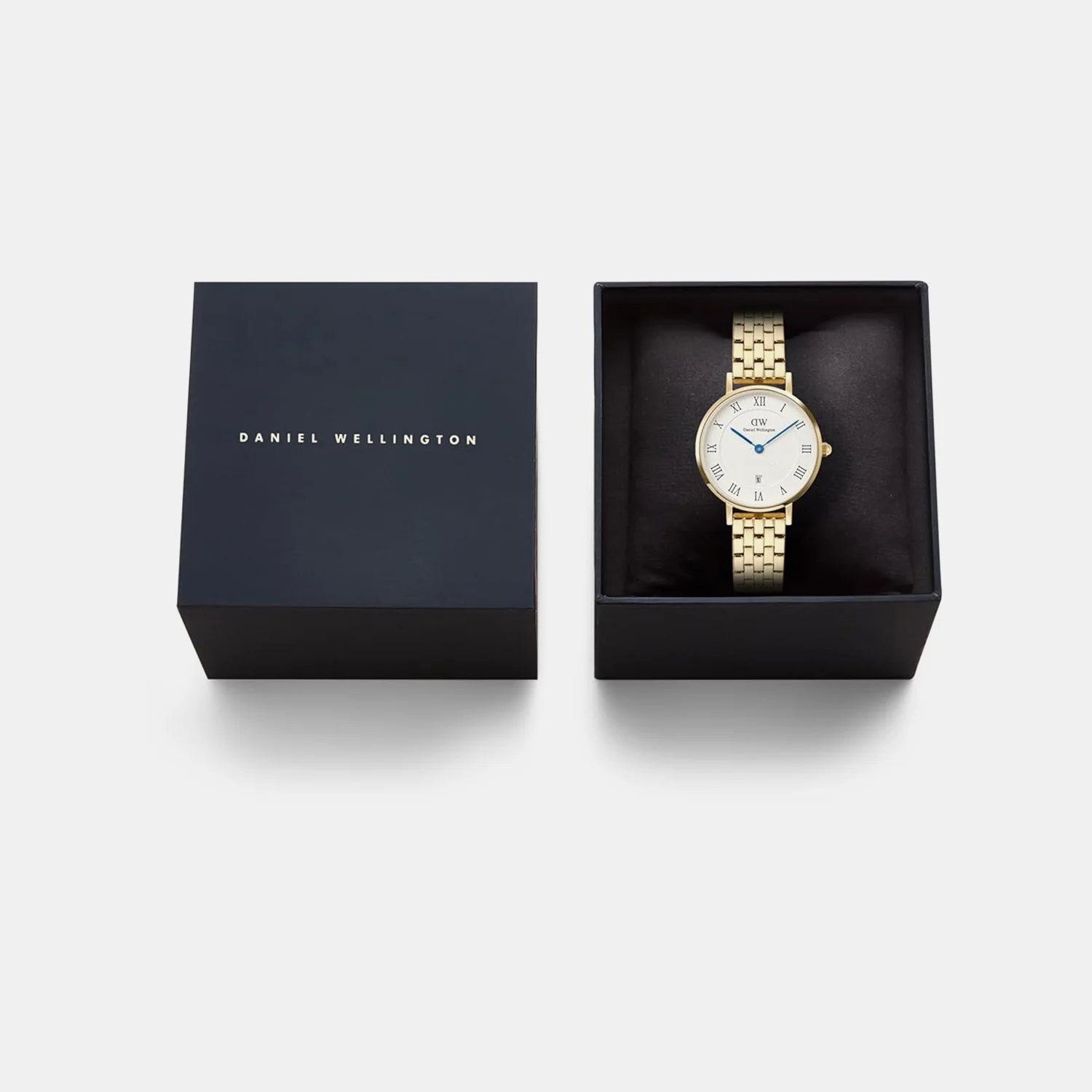 Petite Women Quartz White Dial Analog Stainless Steel Watch DW00100857K - Image 5