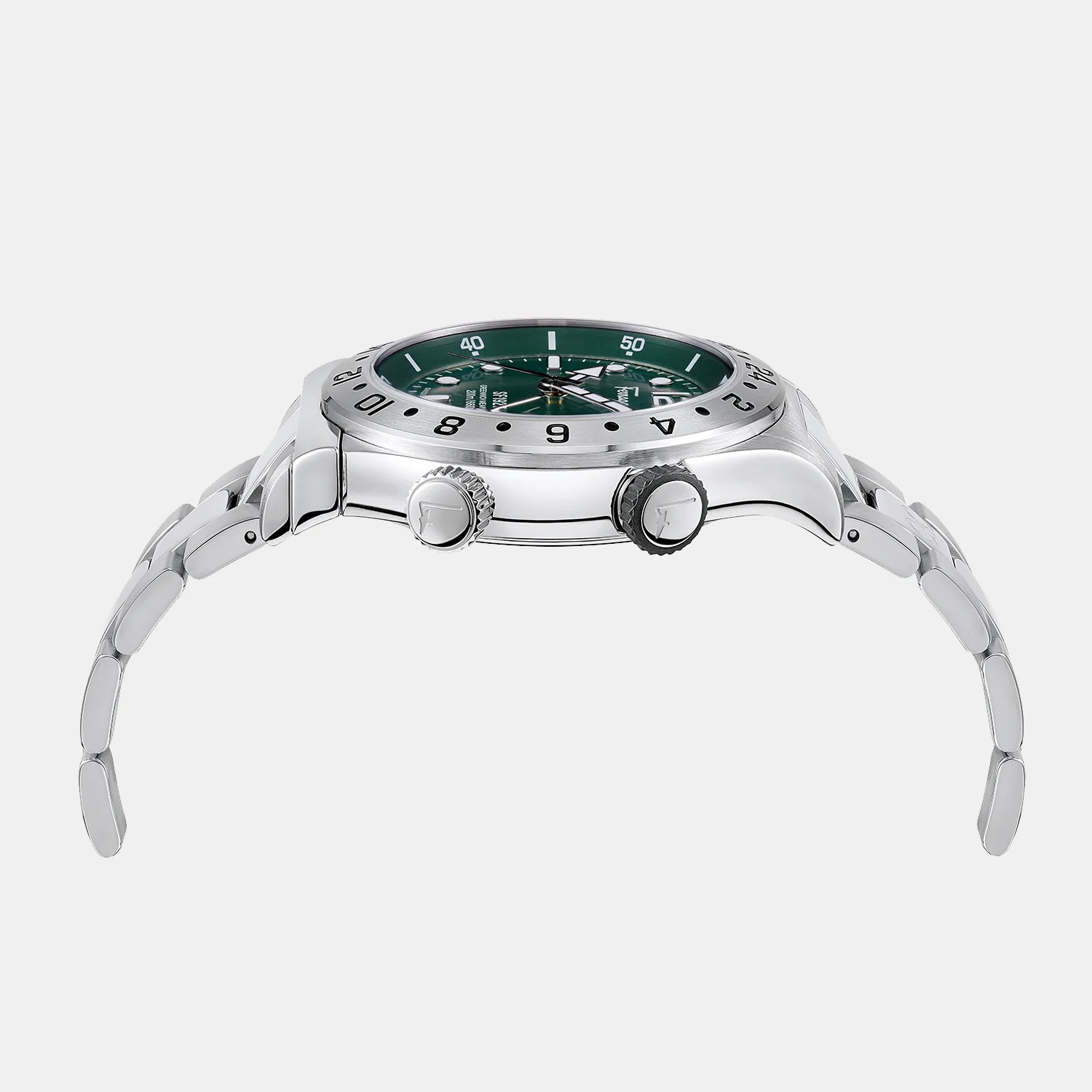 Men Quartz Green Dial Analog Stainless Steel Watch SFMZ00422 - Image 4