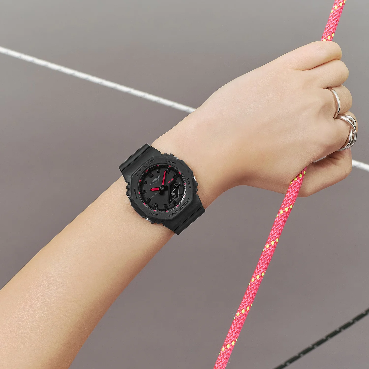 G-Shock Women Quartz Black Dial Analog-Digital Resin Watch GMA-P2100SA-1A1 G1718 - Image 3