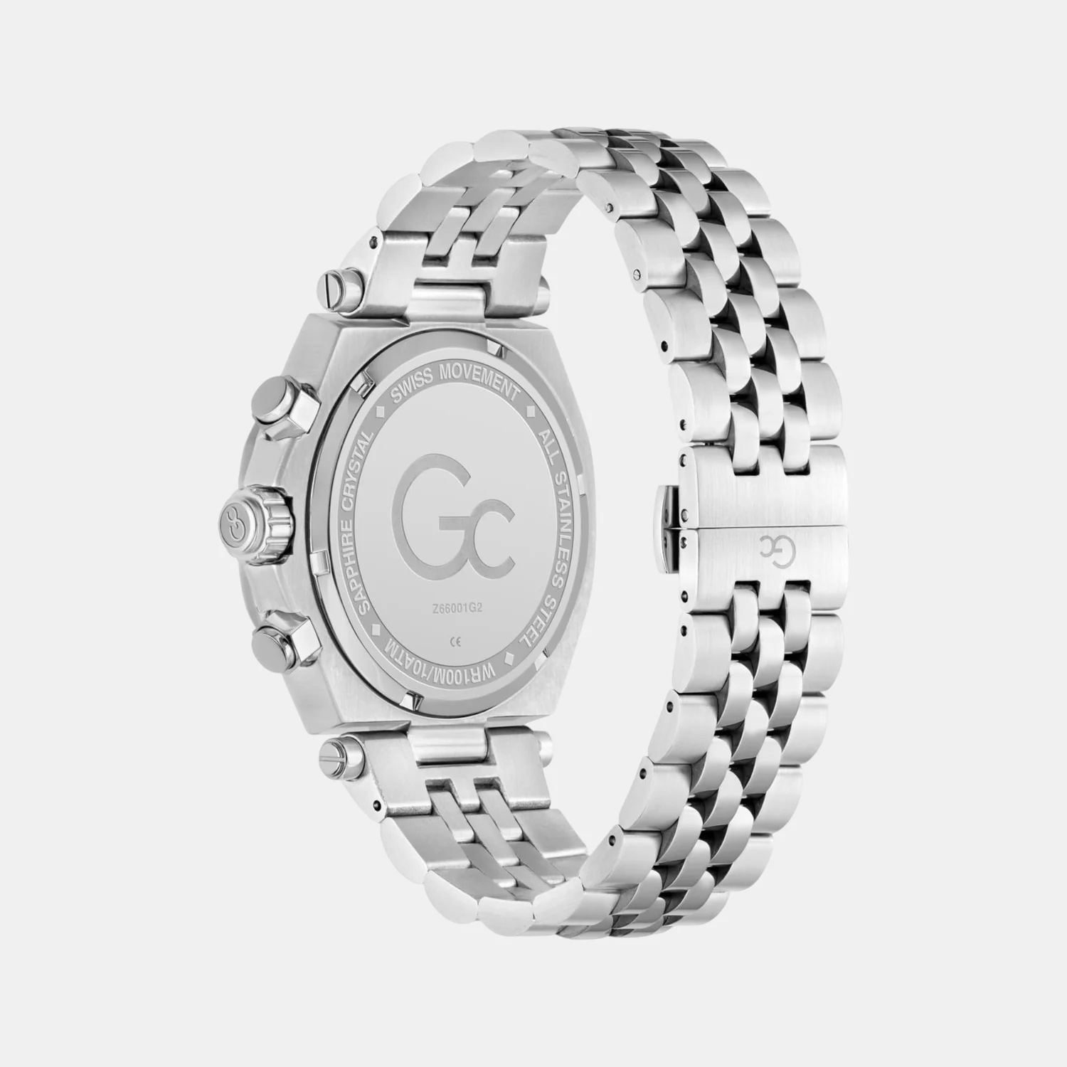 Gc Atlas Men Quartz Black Dial Chronograph Stainless Steel Watch Z66001G2 - Image 9