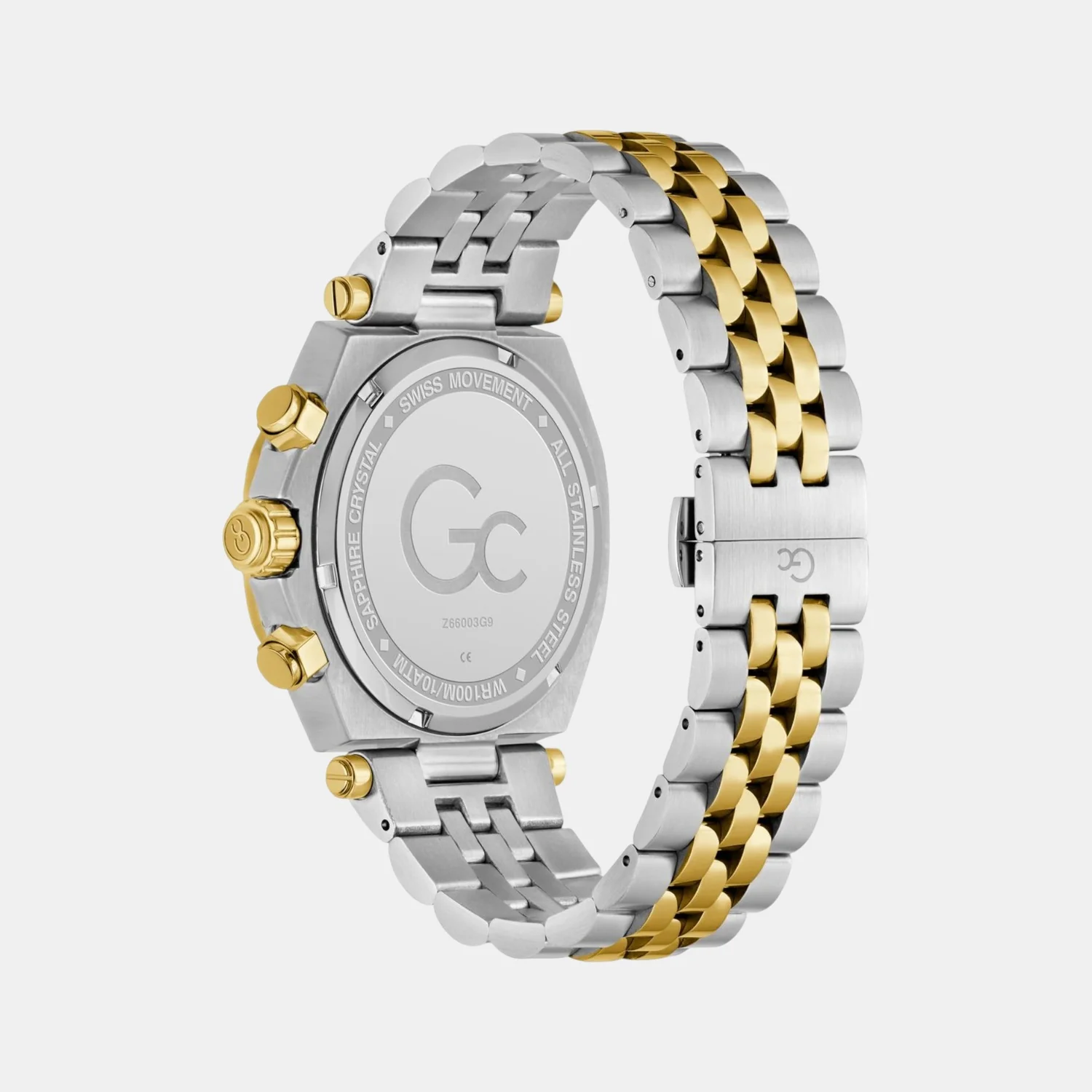 Gc Atlas Men Quartz Green Dial Chronograph Stainless Steel Watch Z66003G9 - Image 9