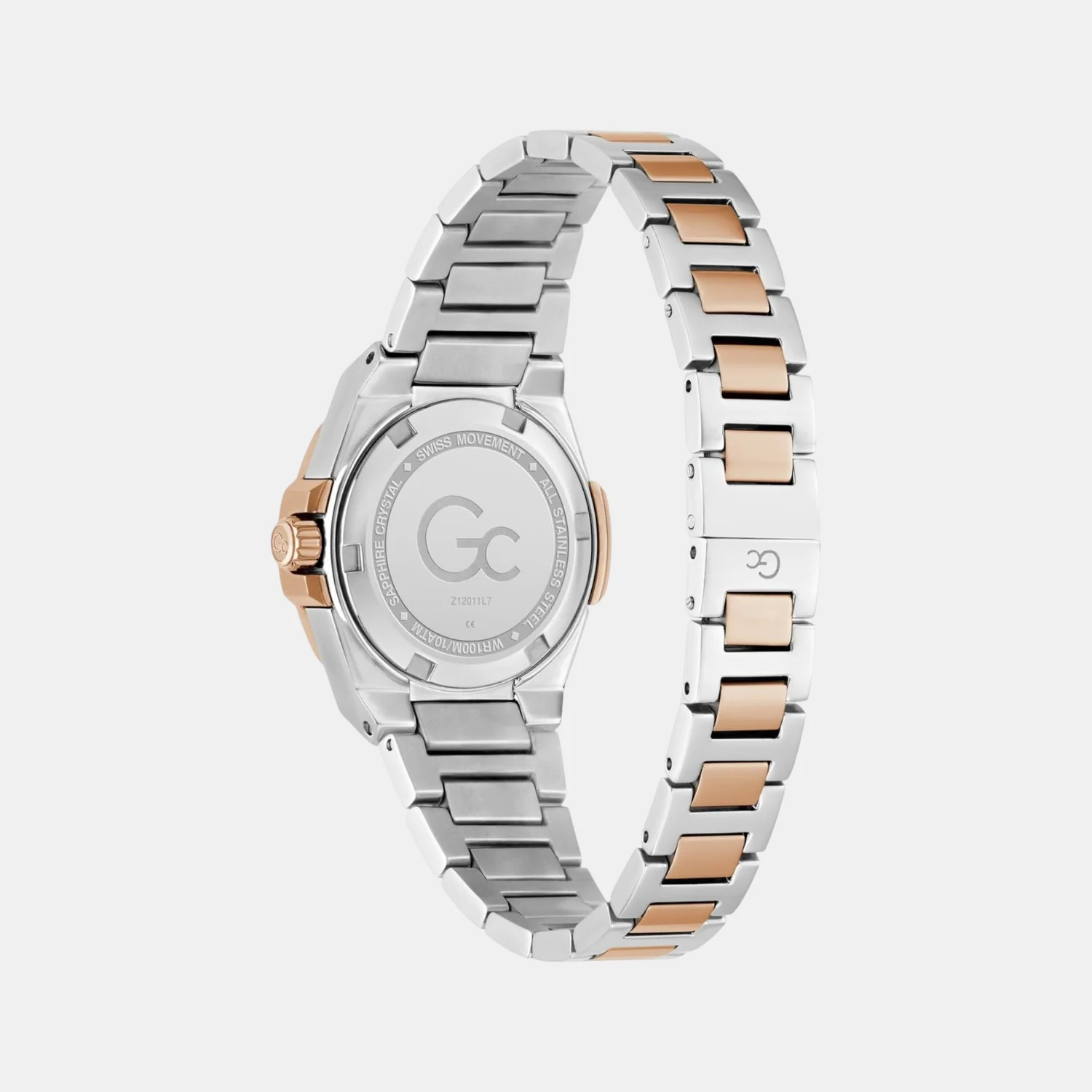 Gc Coussin Shape Mini Women Quartz Blue Dial Analog Stainless Steel Watch Z12011L7 - Image 9