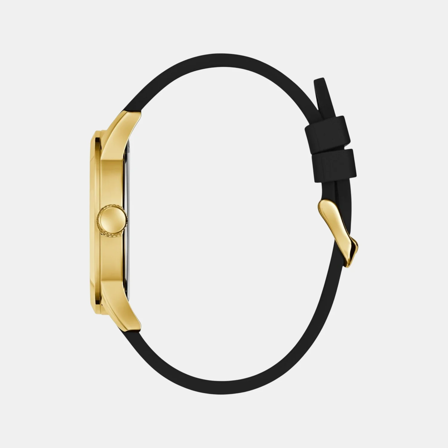 Badge Men Quartz Black Dial Analog Silicone Watch GW0916G1 - Image 8