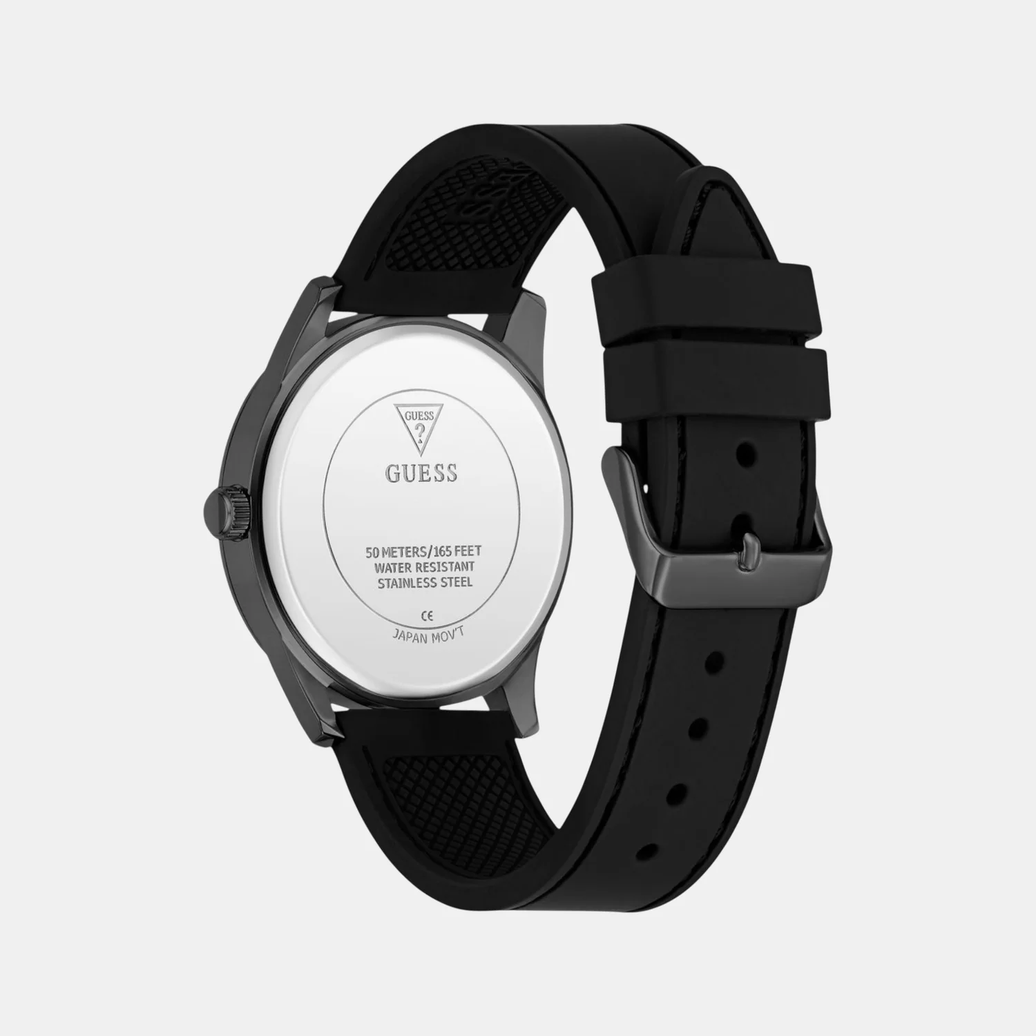 Clark Men Quartz Black Dial Analog Silicone Watch GW0957G3 - Image 9