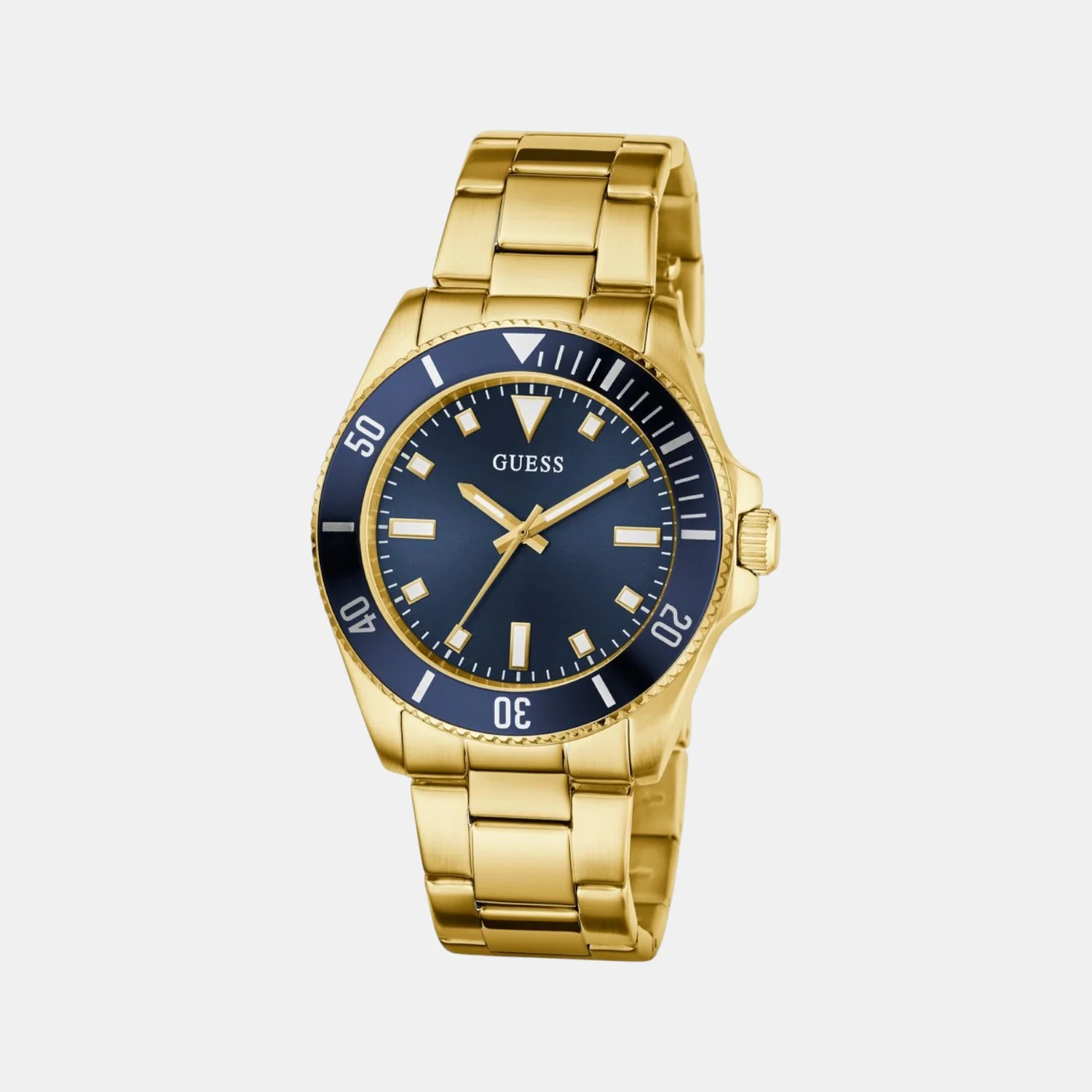 Cliff Men Quartz Blue Dial Analog Stainless Steel Watch GW0968G2 - Image 4