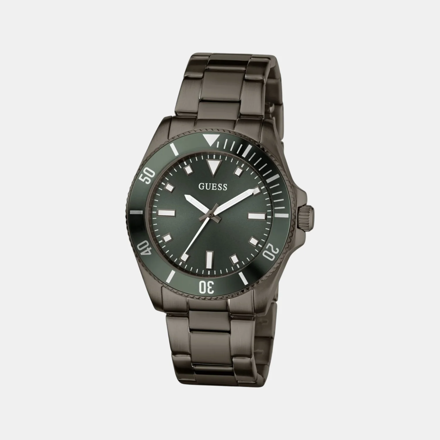 Cliff Men Quartz Green Dial Analog Stainless Steel Watch GW0968G3 - Image 4