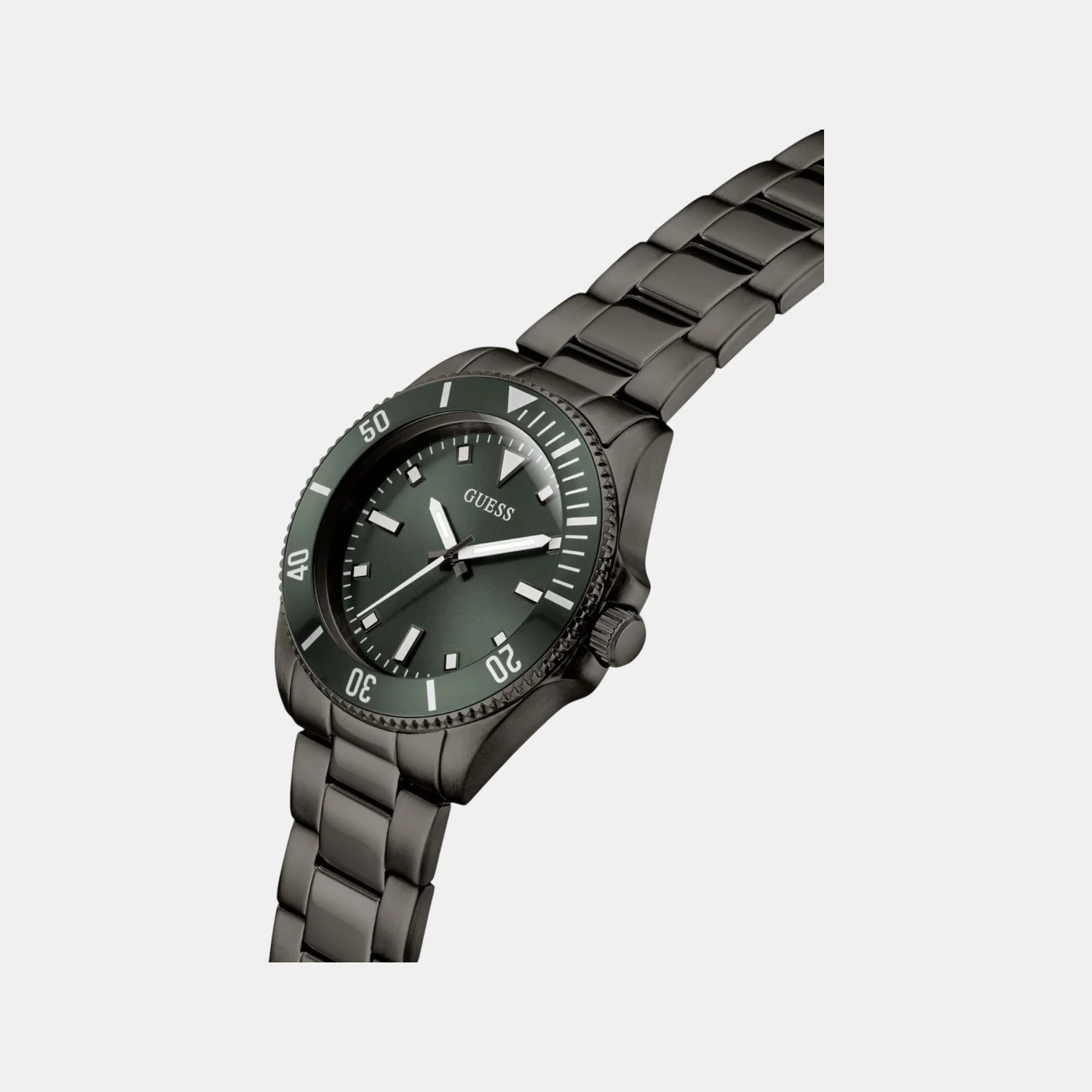 Cliff Men Quartz Green Dial Analog Stainless Steel Watch GW0968G3 - Image 6