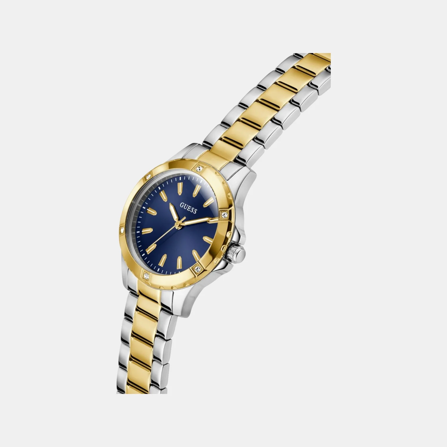 Mist Women Quartz Blue Dial Analog Stainless Steel Watch GW0948L3 - Image 6