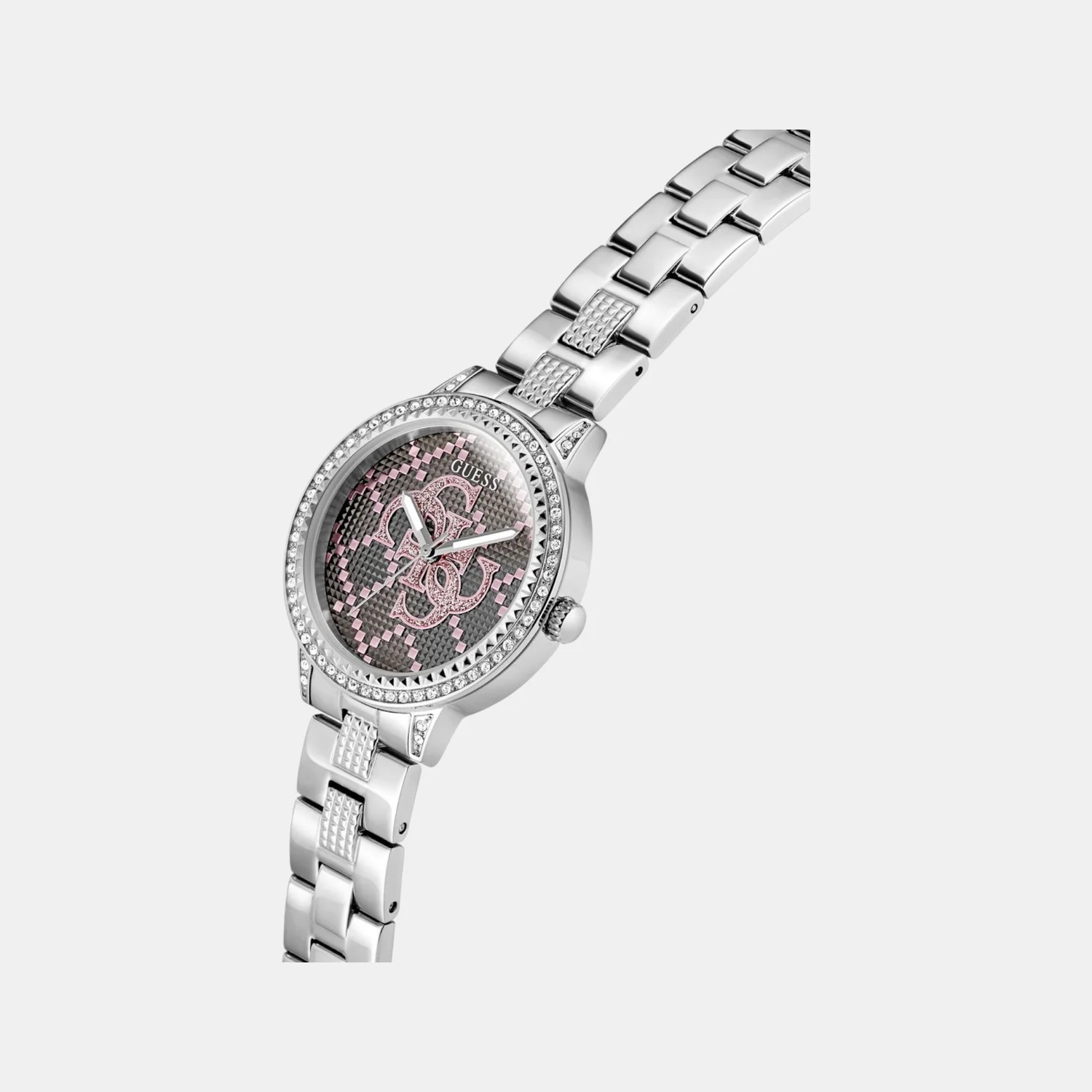 Trend Women Quartz Silver Dial Analog Stainless Steel Watch GW0944L1 - Image 3