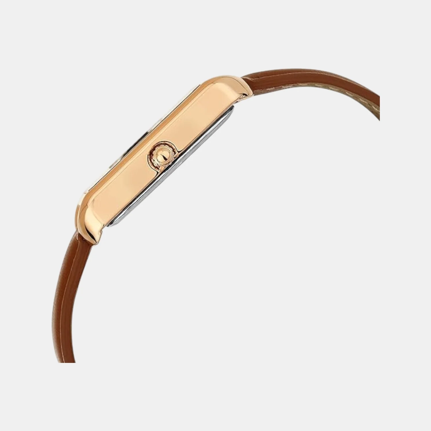 Men Quartz Grey Dial Analog Leather Watch TW064HG02T - Image 3