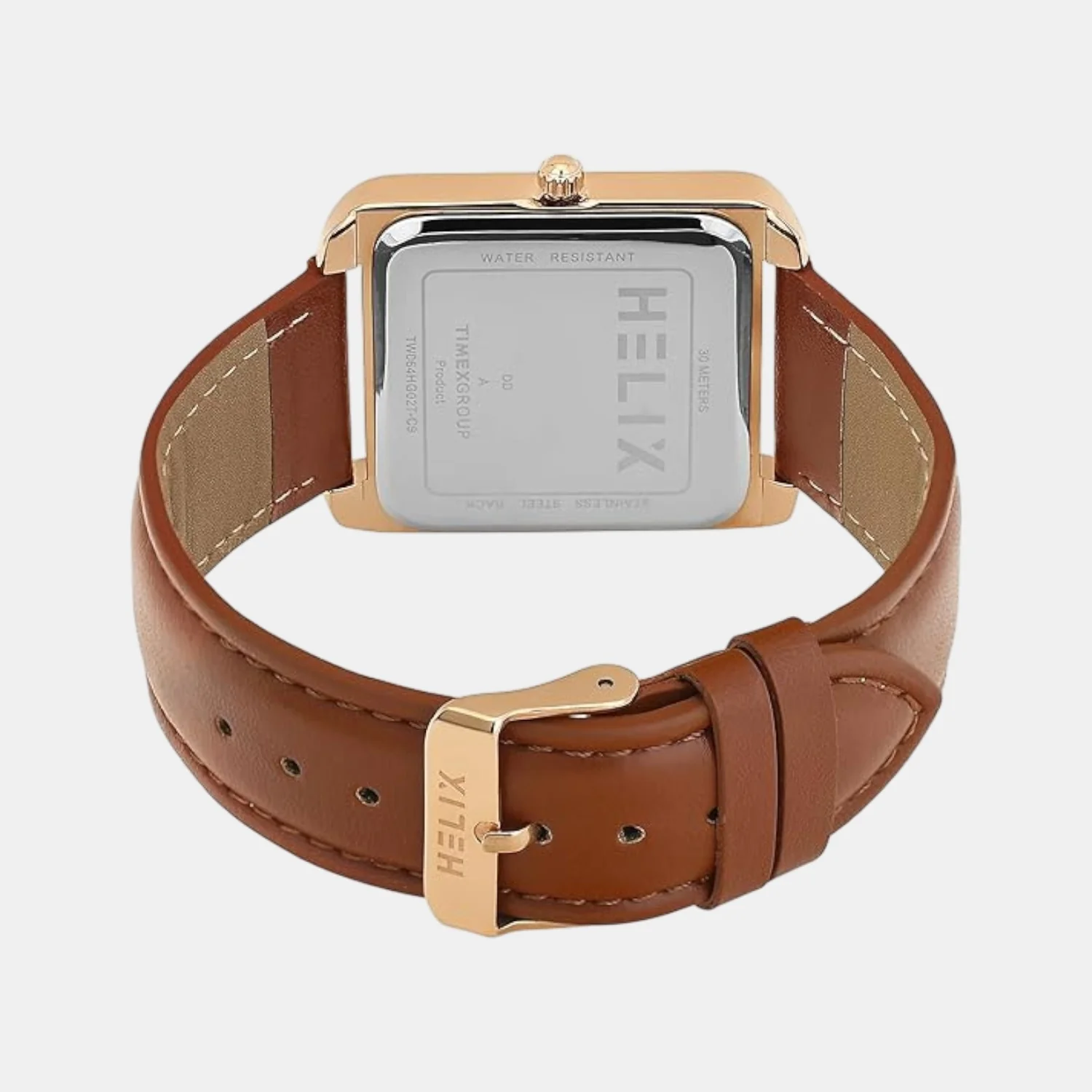 Men Quartz Grey Dial Analog Leather Watch TW064HG02T - Image 4