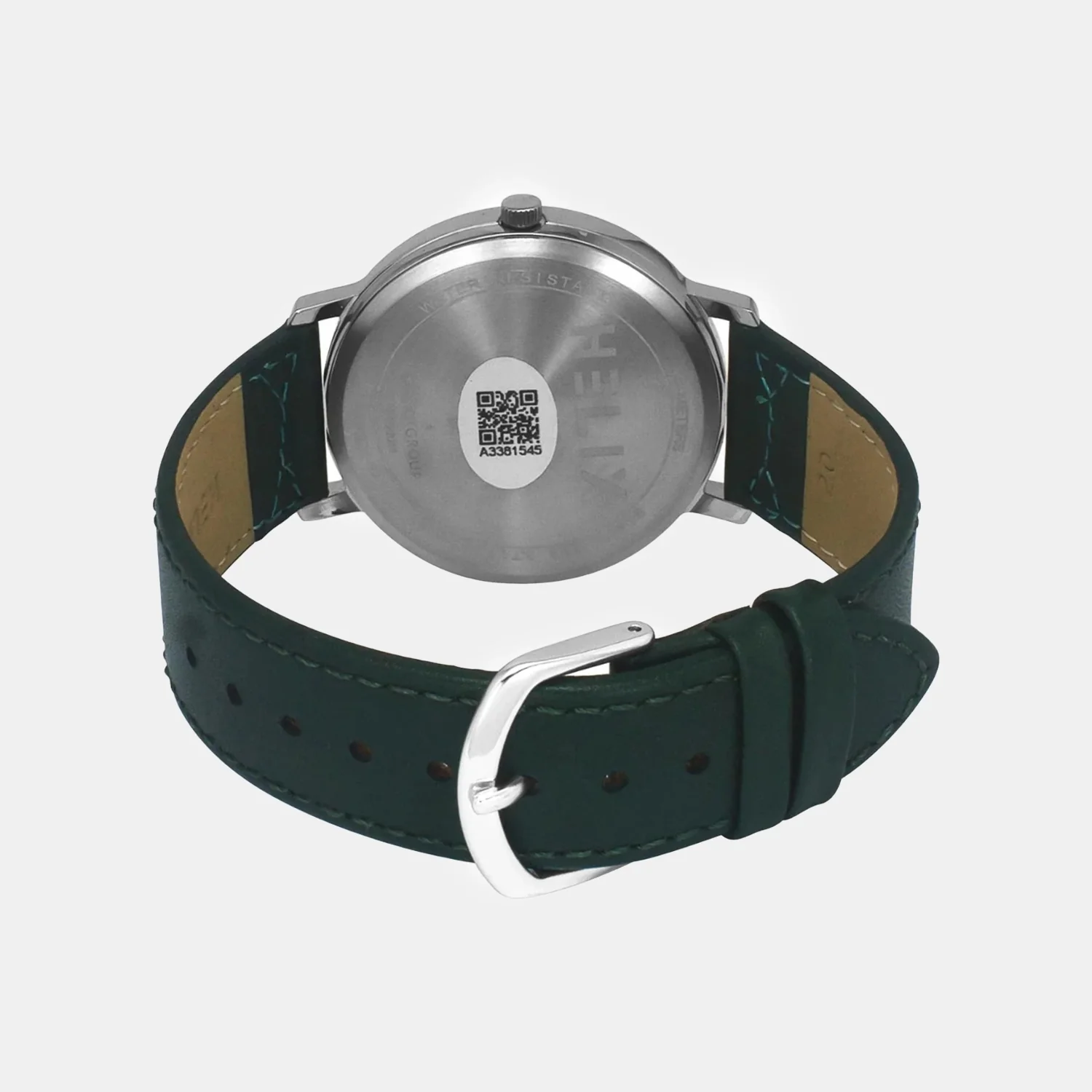 Men Quartz Silver Dial Analog Leather Watch TW056HG01 - Image 5