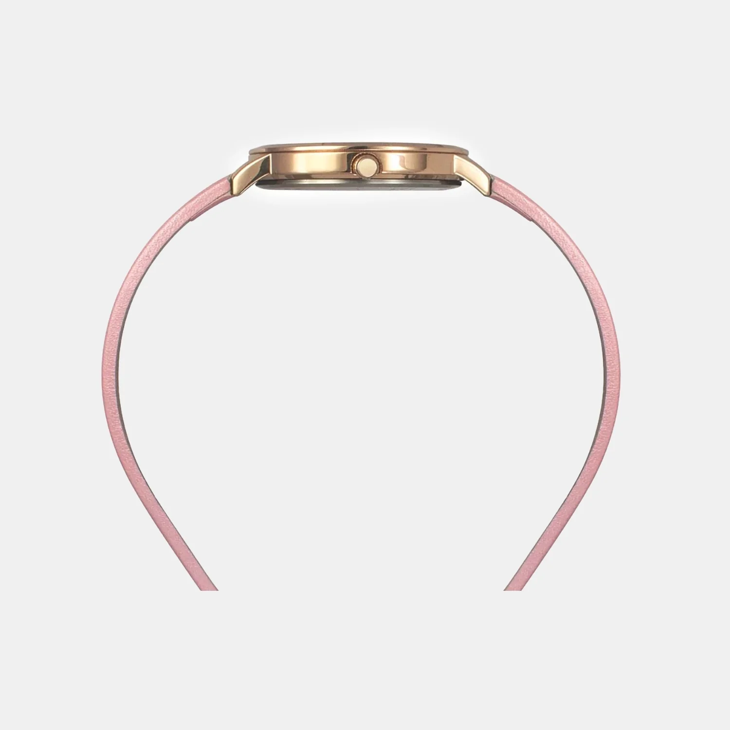 Women Quartz Silver Dial Analog Leather Watch TW056HL06T - Image 3