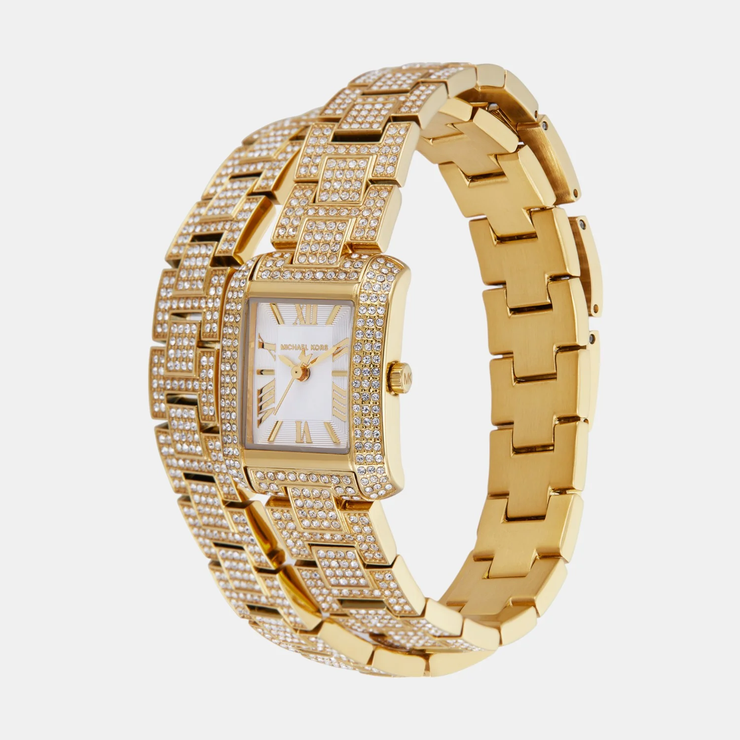 Emery Women Quartz White Dial Analog Stainless Steel Watch MK4835 - Image 5