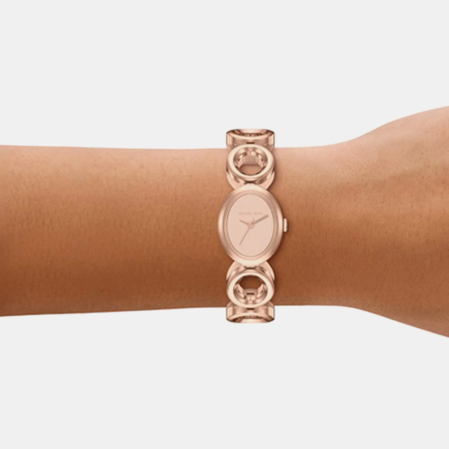 Maude Women Quartz Rose Gold Dial Analog Stainless Steel Watch MK4981 - Image 4